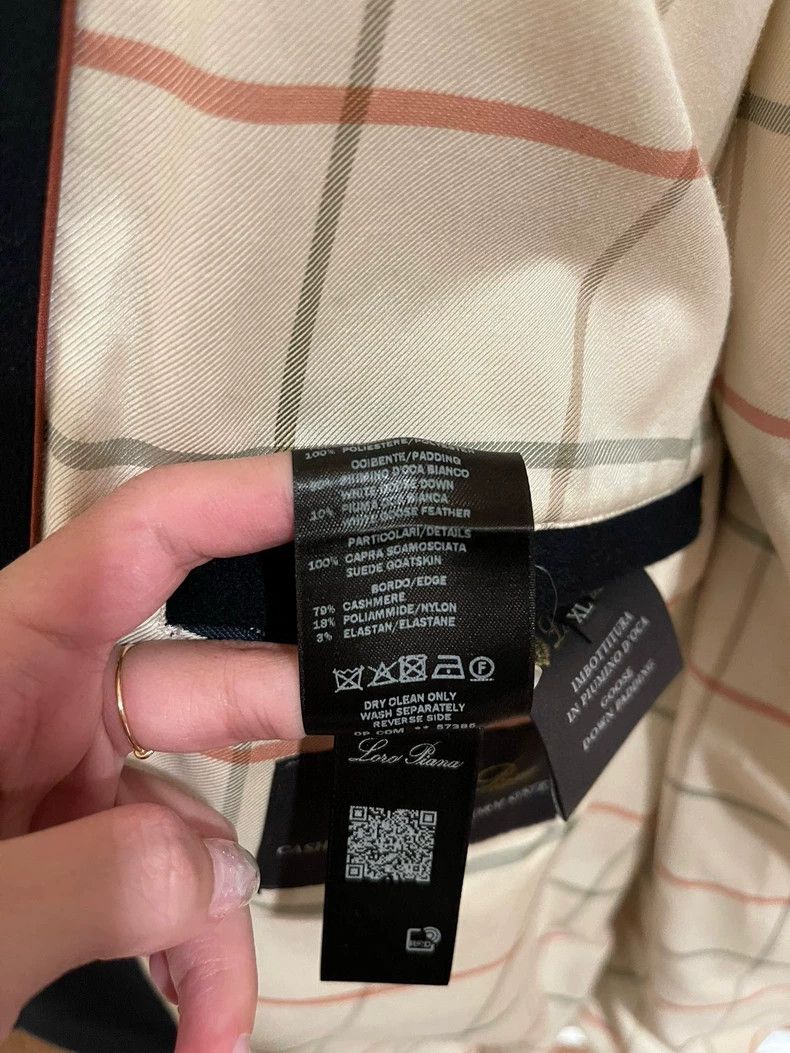 Loro Piana LORO PIANA Rising three-dimensional checkered down jacket Size US XL / EU 56 / 4 - 8 Thumbnail