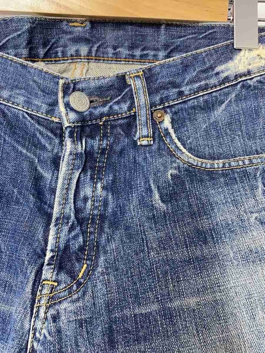 Hysteric Glamour Aged Patchwork Straight Leg Denim Jeans Size US 31 - 3 Thumbnail