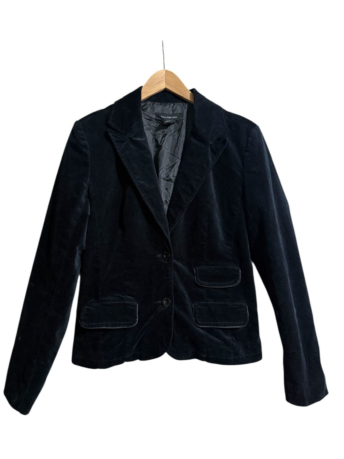 Calvin Klein Clavin klein velvet blazer Size US S / EU 44-46 / 1 - 1 Thumbnail