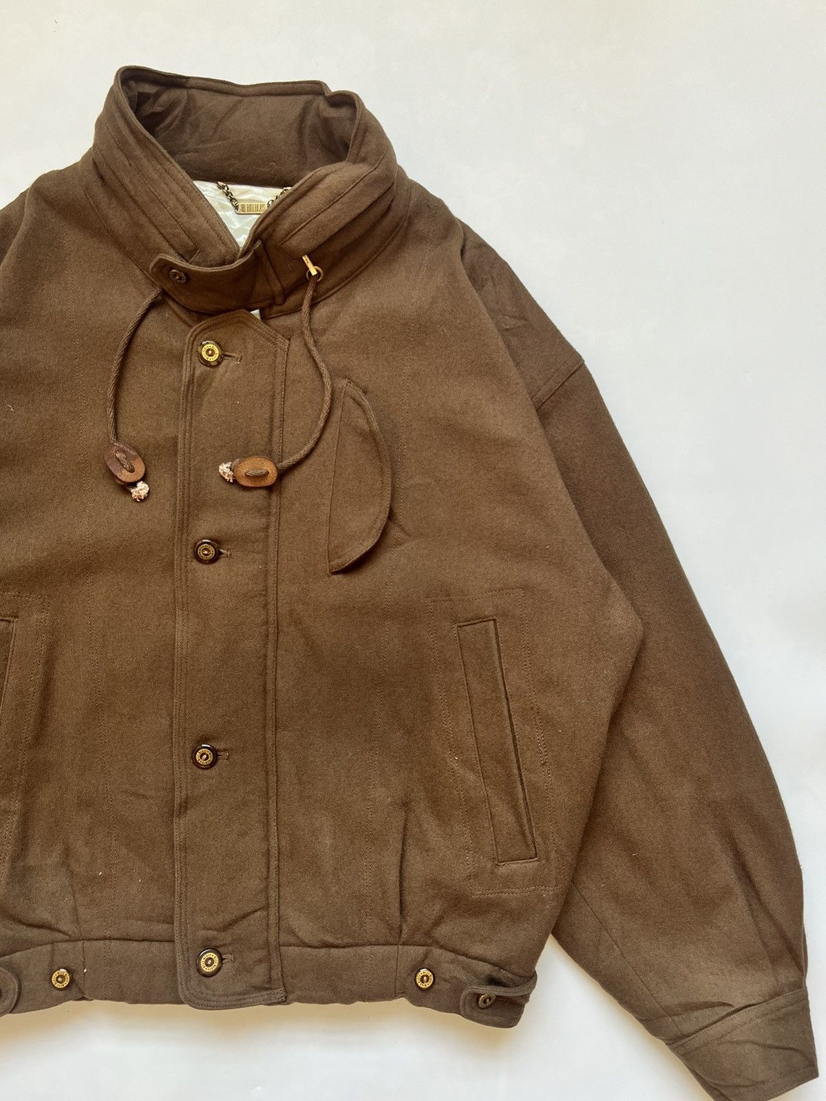 Bill Blass Bill Blass Wool Hair Bomber Jacket Size US L / EU 52-54 / 3 - 3 Thumbnail