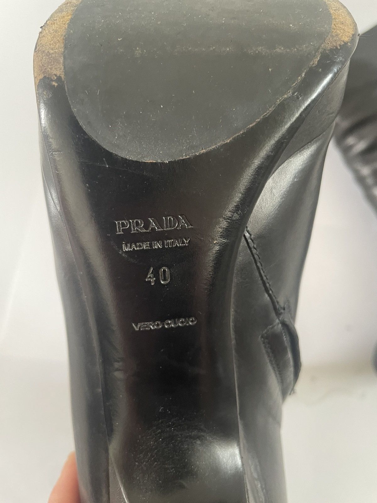 Prada Black Prada platform ankle boots Size US 9 / IT 39 - 6 Thumbnail
