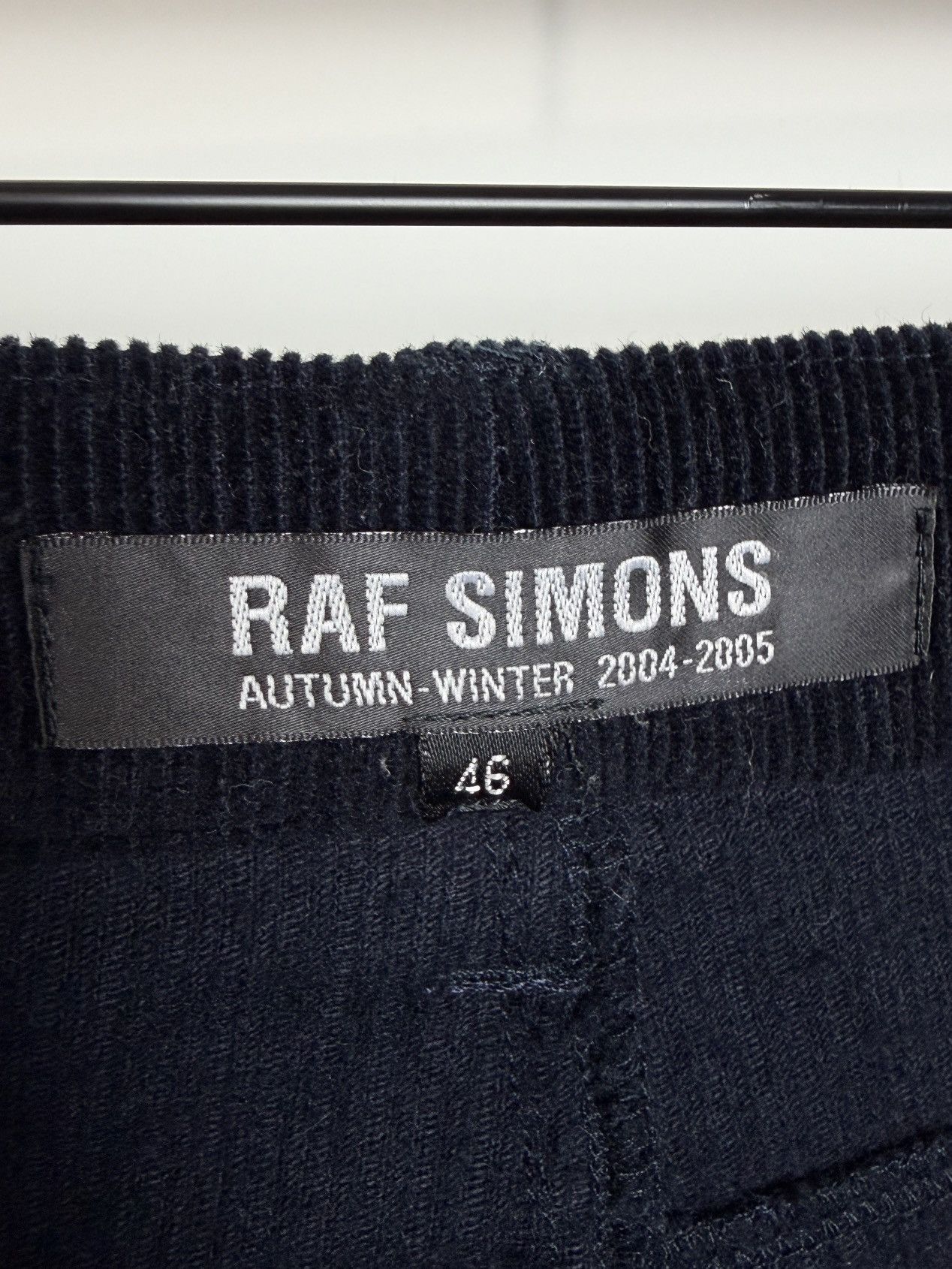 Raf Simons AW04 Raf Simons Waves Corduroy Ma-1 Cargo Pocket Pants Size US 30 / EU 46 - 8 Thumbnail