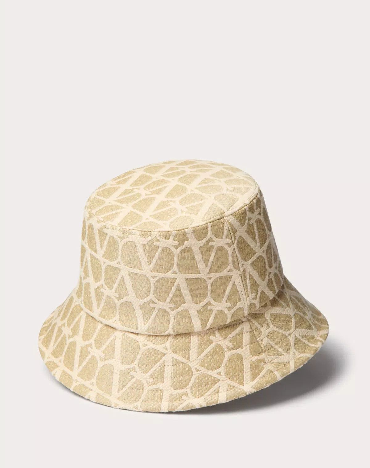 Valentino oc11z0725 Size:58/Iconographe Raffia Bucket Hat in beige Size ONE SIZE - 3 Thumbnail