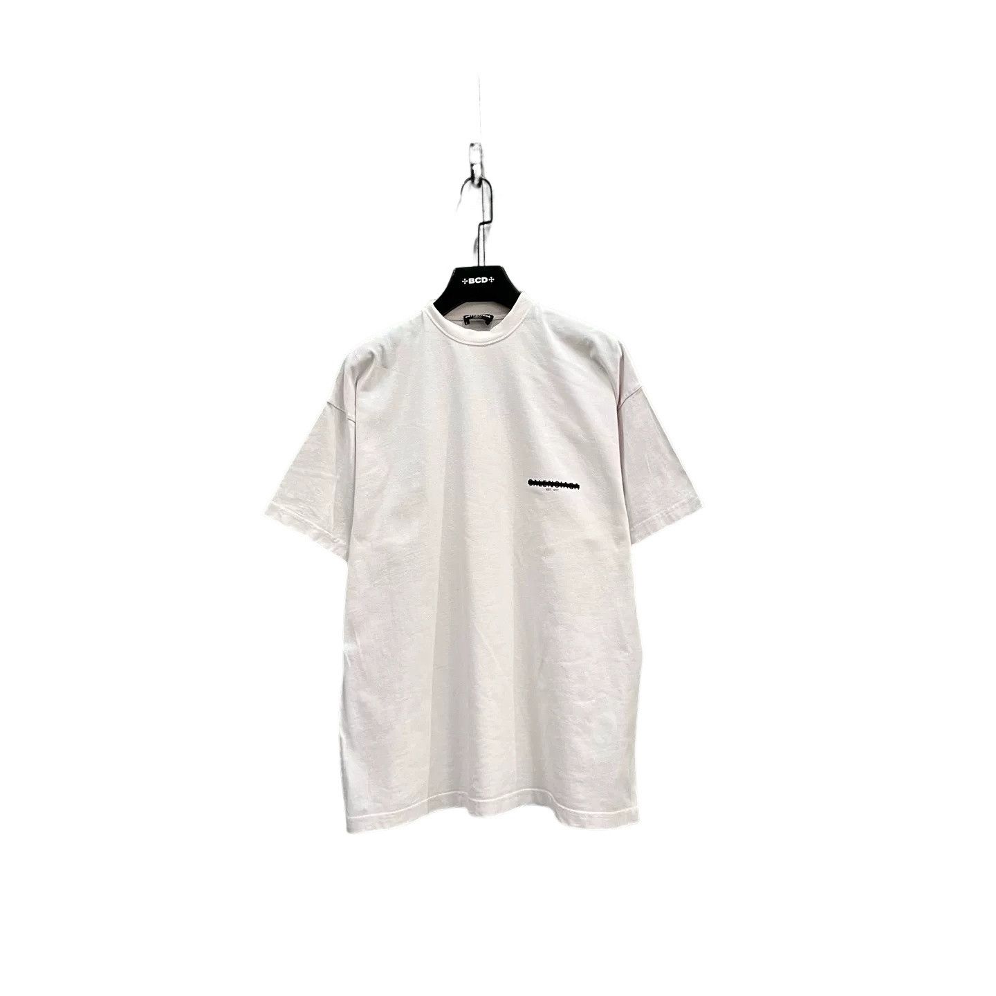 Balenciaga Balenciaga Tape Logo Print T-Shirt Size 1 Size US S / EU 44-46 / 1 - 1 Thumbnail