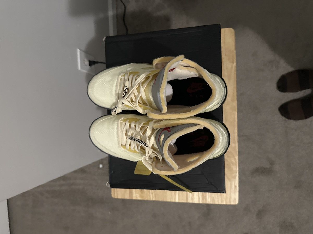 Nike × Off-White OFF WHITE RETRO 5 SAIL Size US 12 / EU 45 - 8 Thumbnail