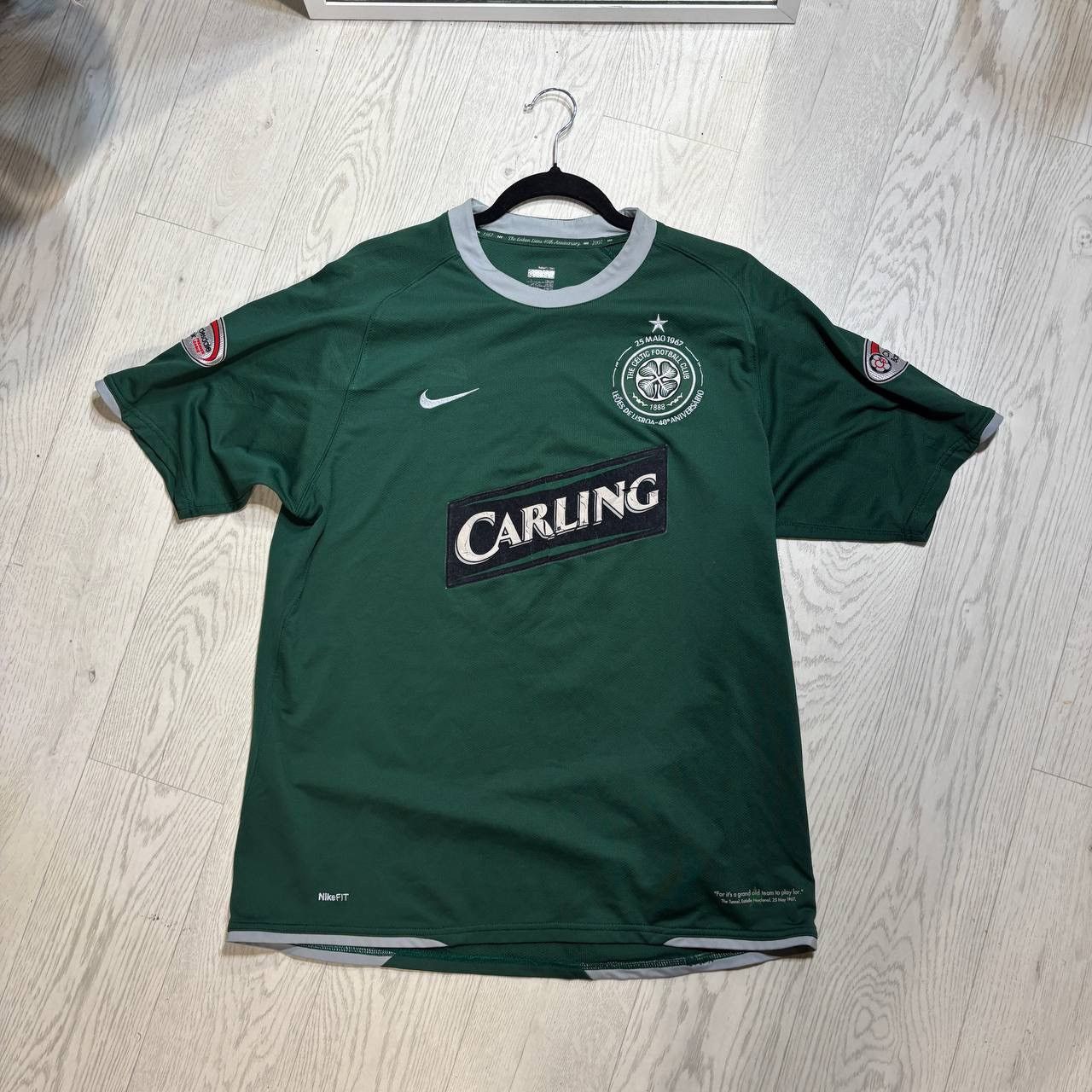Nike Celtic Nike Donati 2007/08 Vintage Soccer Jersey Size:L Size US L / EU 52-54 / 3 - 2 Thumbnail