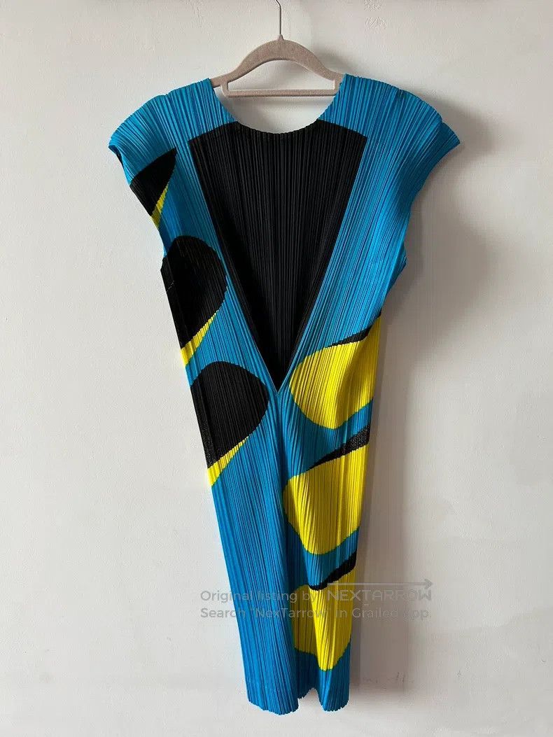 Issey Miyake Issey Miyake Blue Short Sleeve Size S / US 4 / IT 40 - 2 Thumbnail