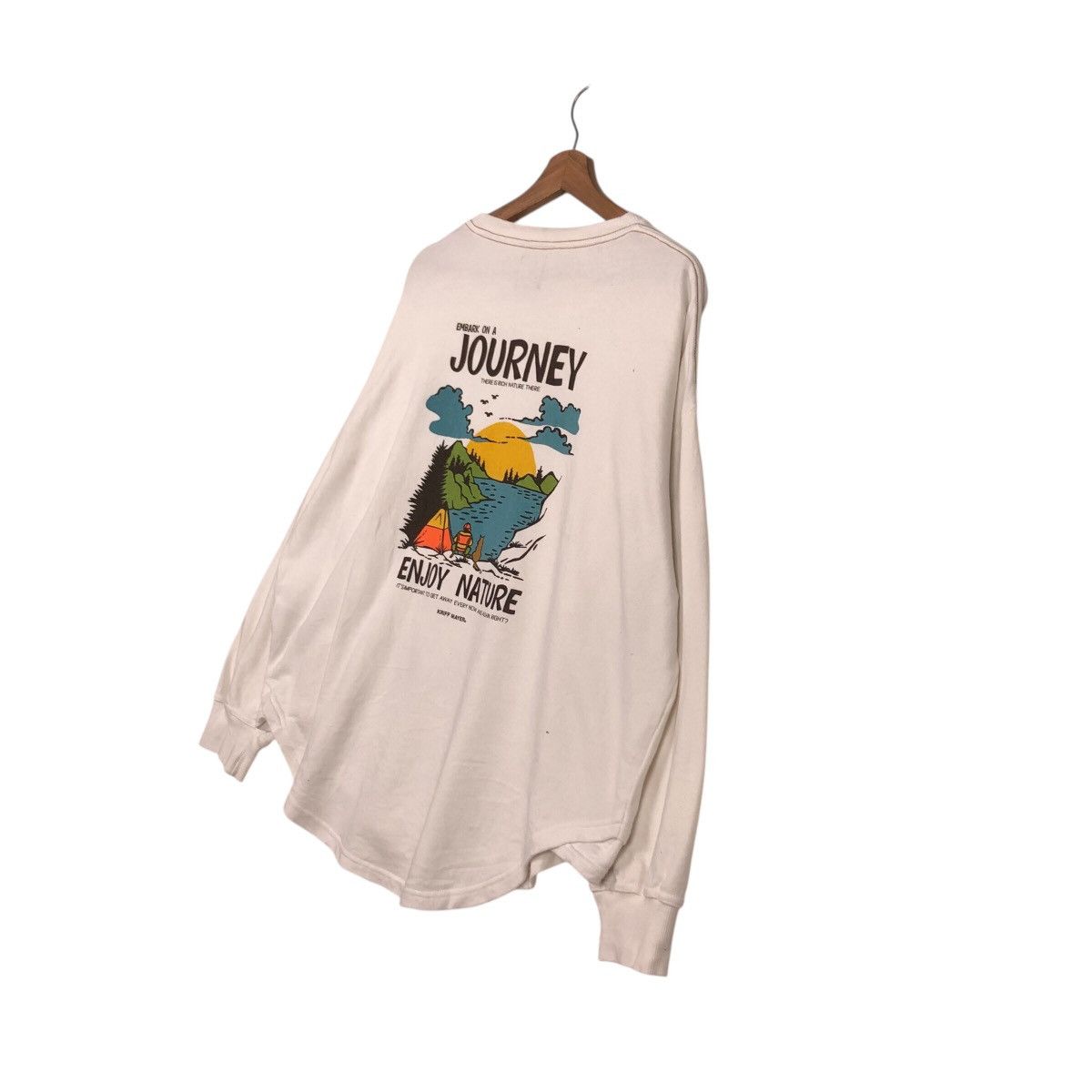 Japanese Brand 📌Vintage Sweatshirt Kriff Mayer Big Logo Back Hit Size US L / EU 52-54 / 3 - 11 Thumbnail