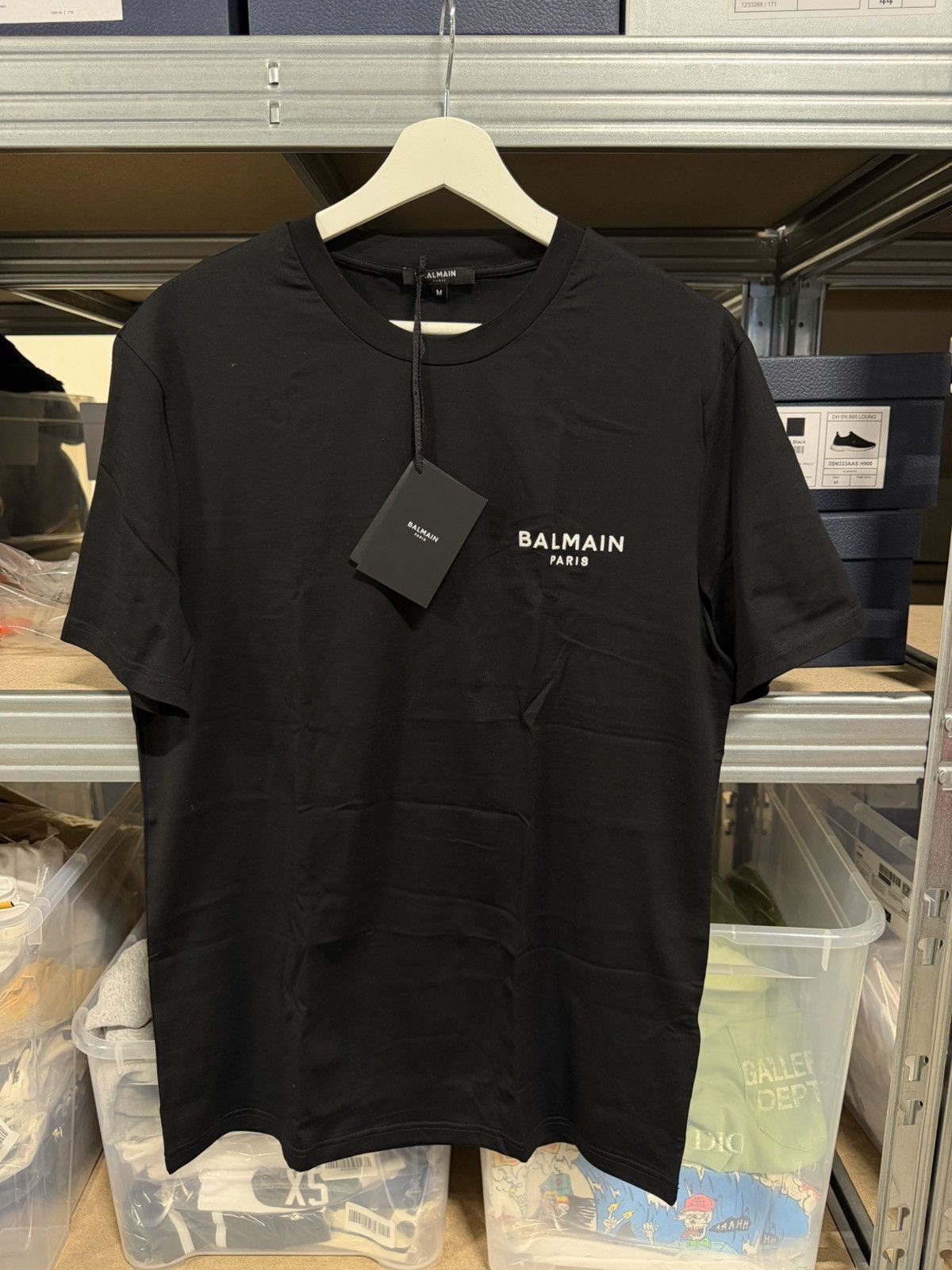 Balmain Paris Logo T-Shirt NEW 550$
