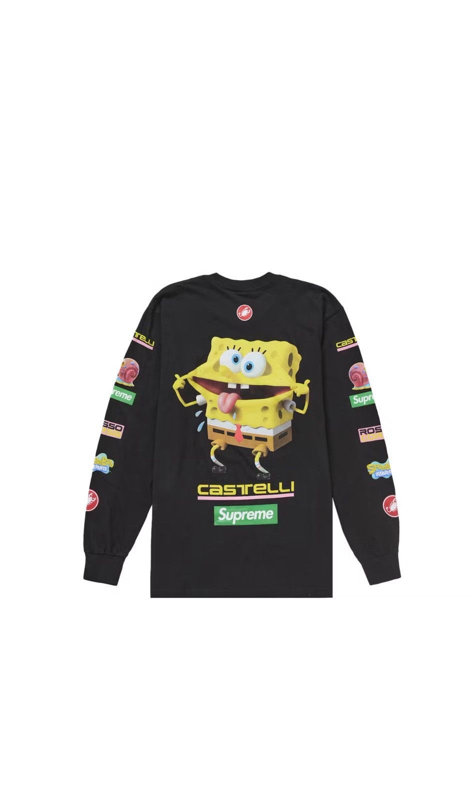 トップス Supreme SpongeBob Racing L/S Tee xxl Supreme SpongeBob SquarePants Castelli Racing L S Tee (SS25