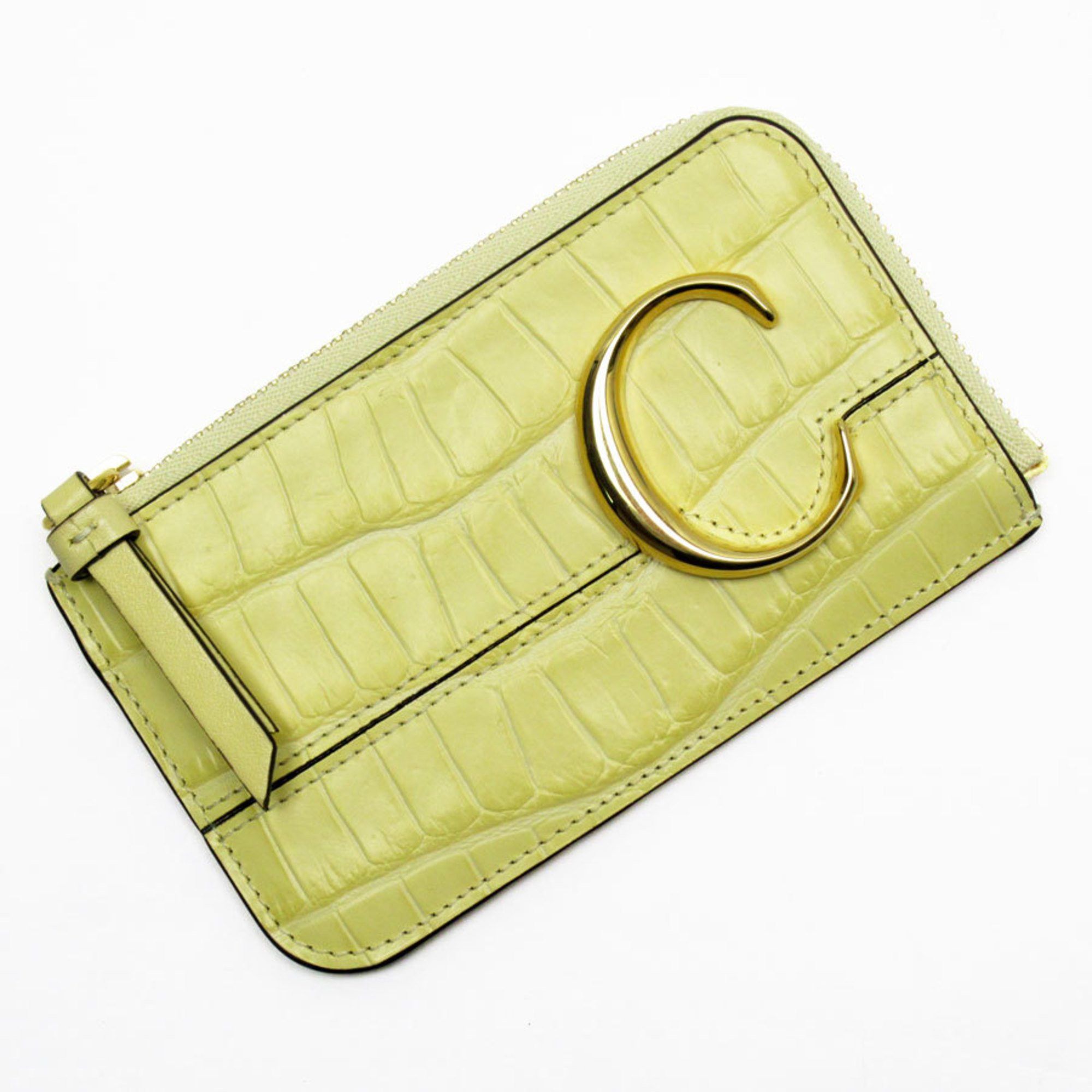 Chloe Chloe Zip wallet leather Embossed leather Size ONE SIZE - 1 Thumbnail