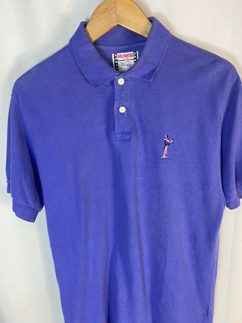 Cartoon Network × Vintage Vintage pink panther ringer polo shirt 1992 Size US M / EU 48-50 / 2 - 3 Thumbnail