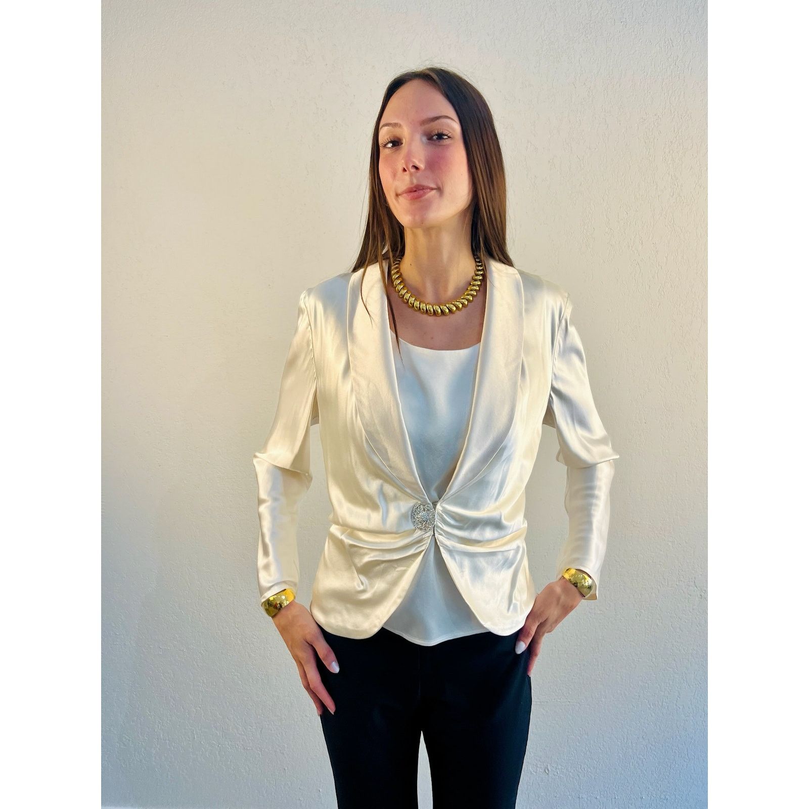 Other Solini New York Blouse and Shell Set Size M / US 6-8 / IT 42-44 - 3 Thumbnail