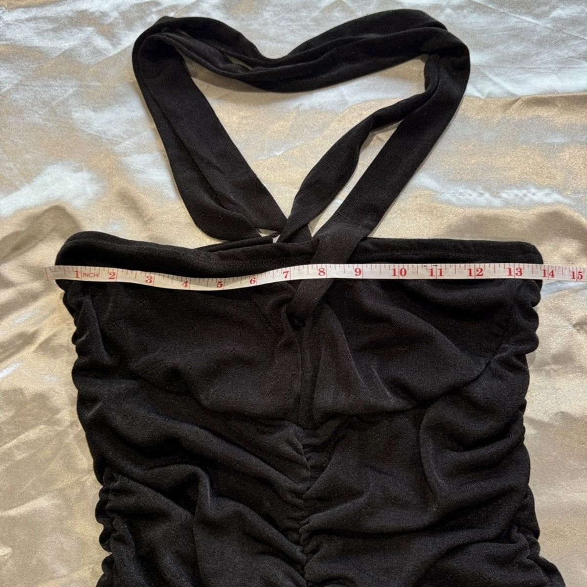 Almost Famous Slinky Black Mini Dress Size M / US 6-8 / IT 42-44 - 3 Thumbnail