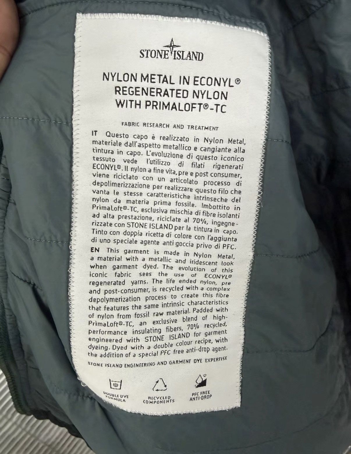 Stone Island Stone Island Metal Nylon Padded Jacket Size US XL / EU 56 / 4 - 5 Thumbnail