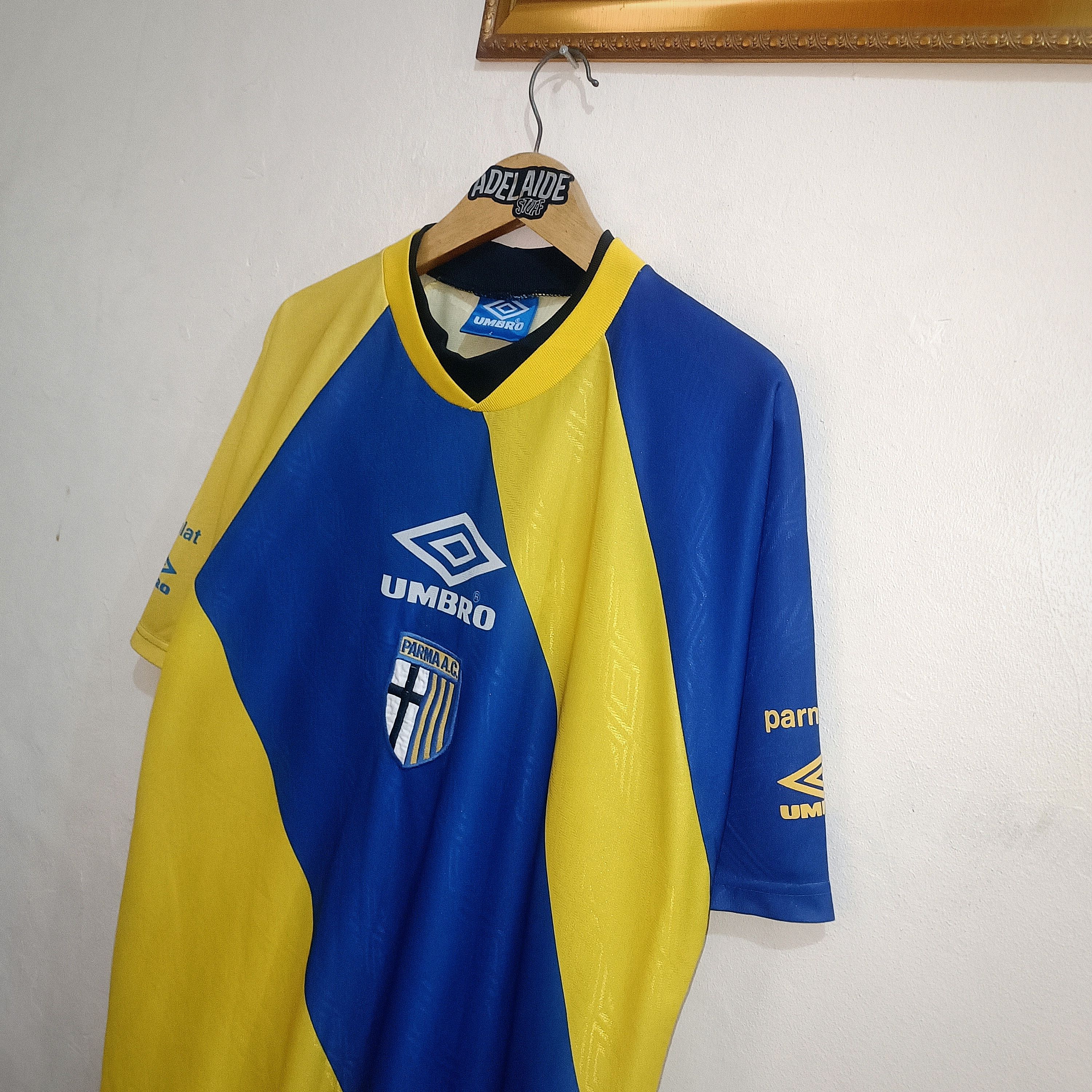 Umbro Parma Calcio 1993-1994 Training Jersey Size US L / EU 52-54 / 3 - 2 Thumbnail