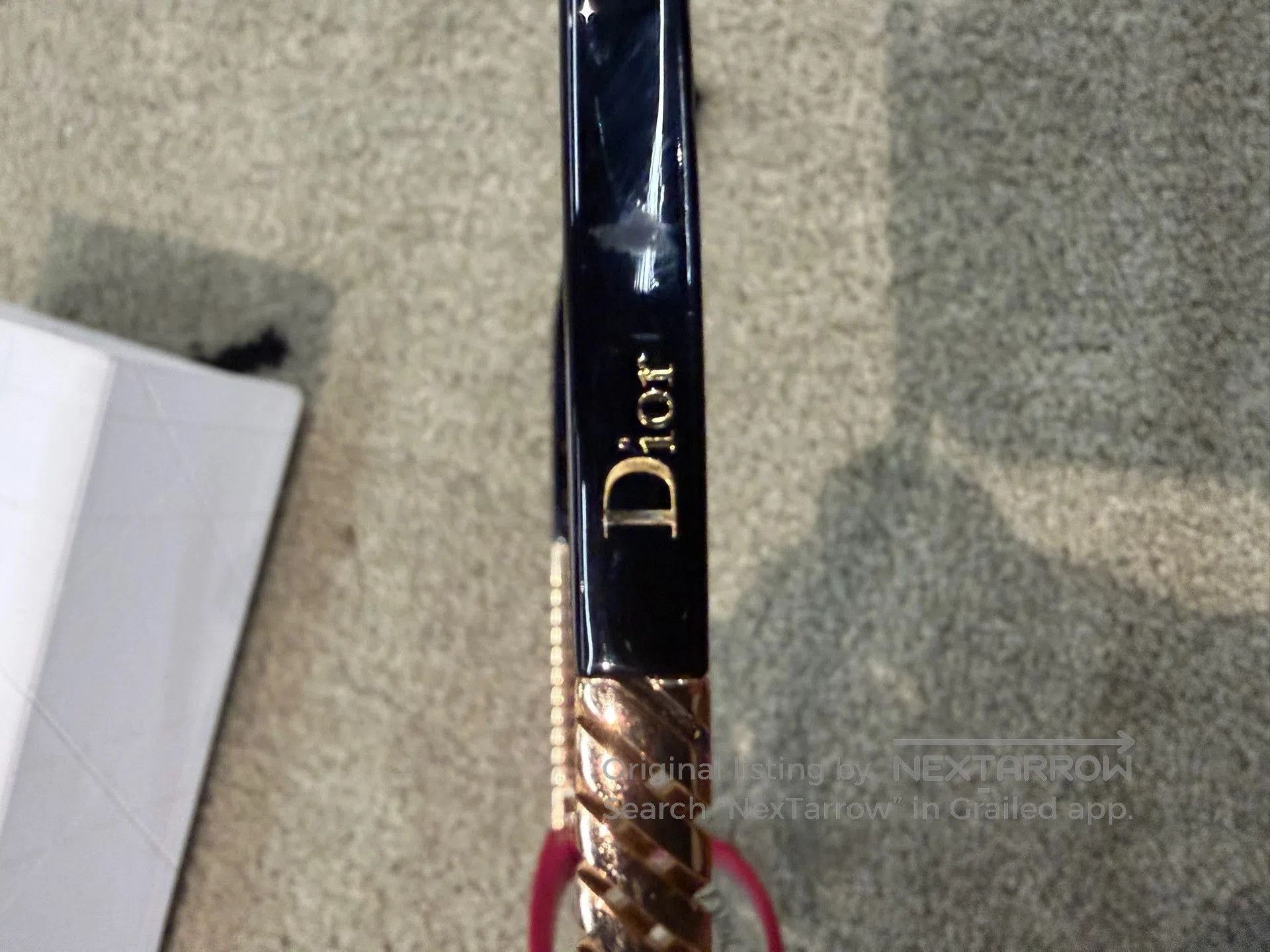 Dior Christian Dior Red Frame Sunglasses. Size ONE SIZE - 6 Thumbnail