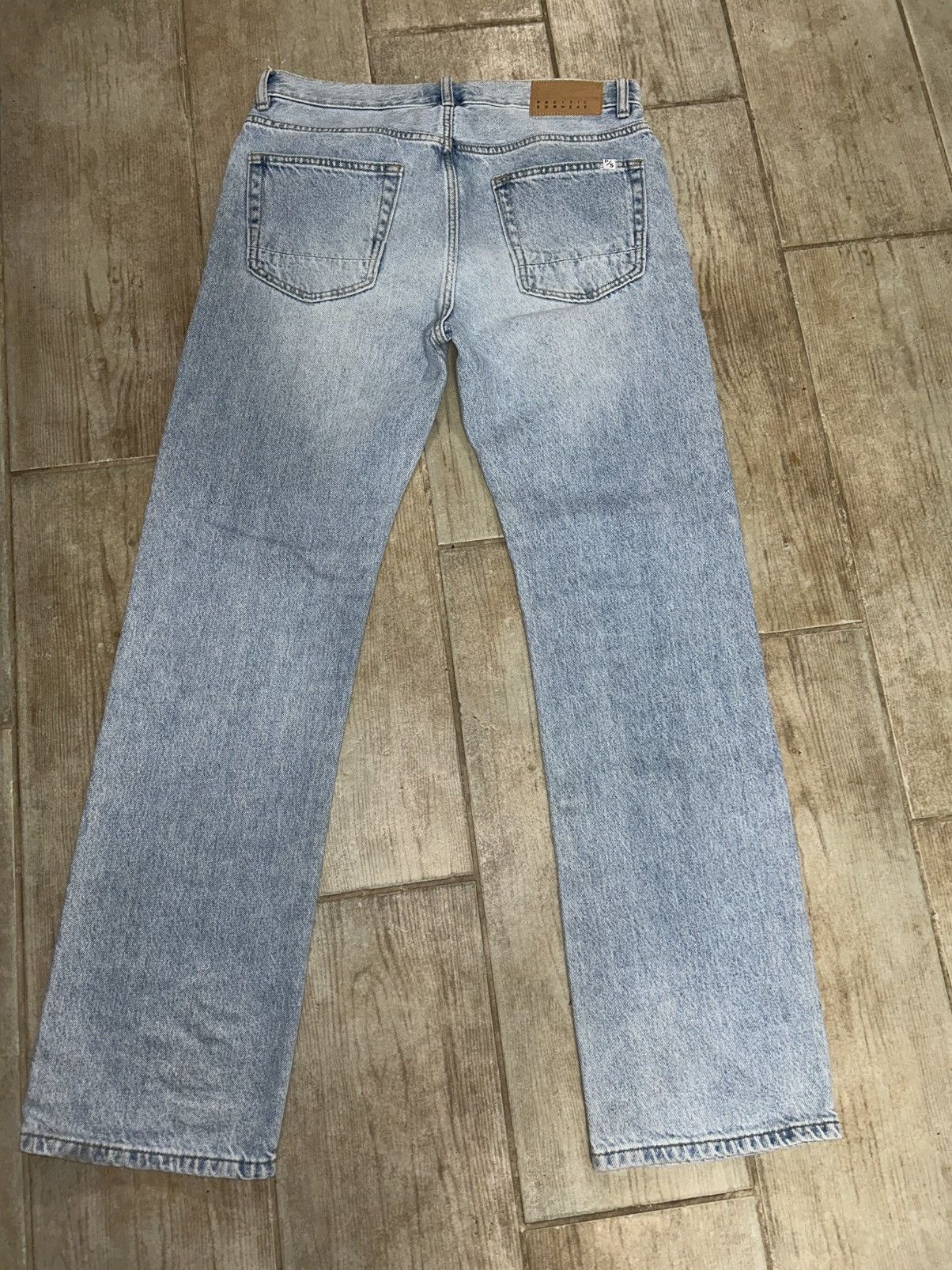 Pacsun Pacsun Straight Jeans (Light Blue) Size US 30 / EU 46 - 2 Thumbnail