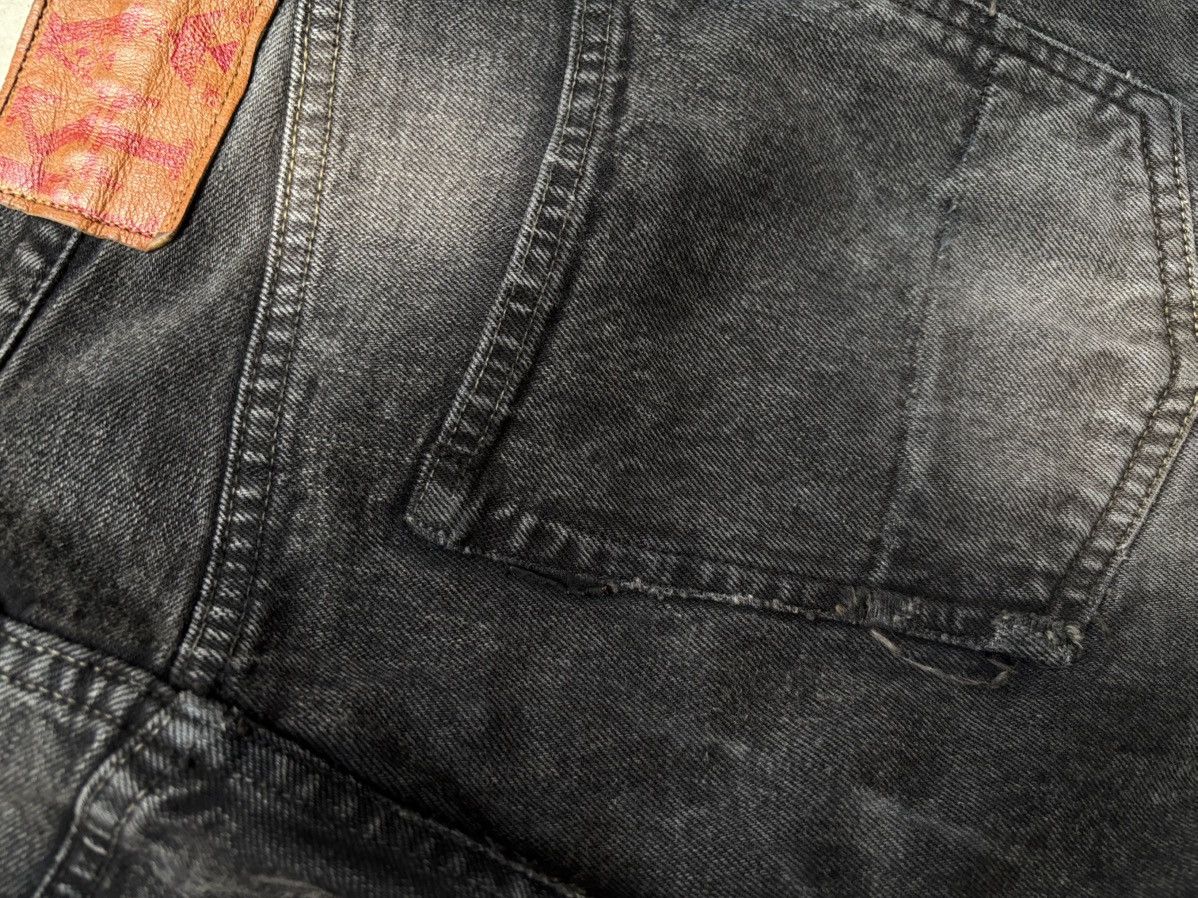 Japanese Brand Kapital custom lace-up flare jeans Size US 31 - 8 Thumbnail