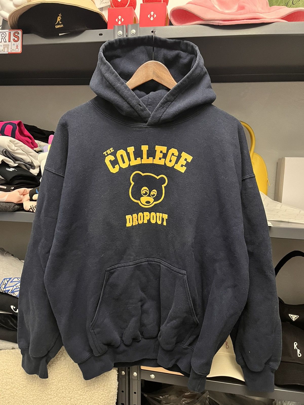 Rap Tees Vintage Kanye West College Dropout Hoodie Size US L / EU 52-54 / 3 - 3 Thumbnail