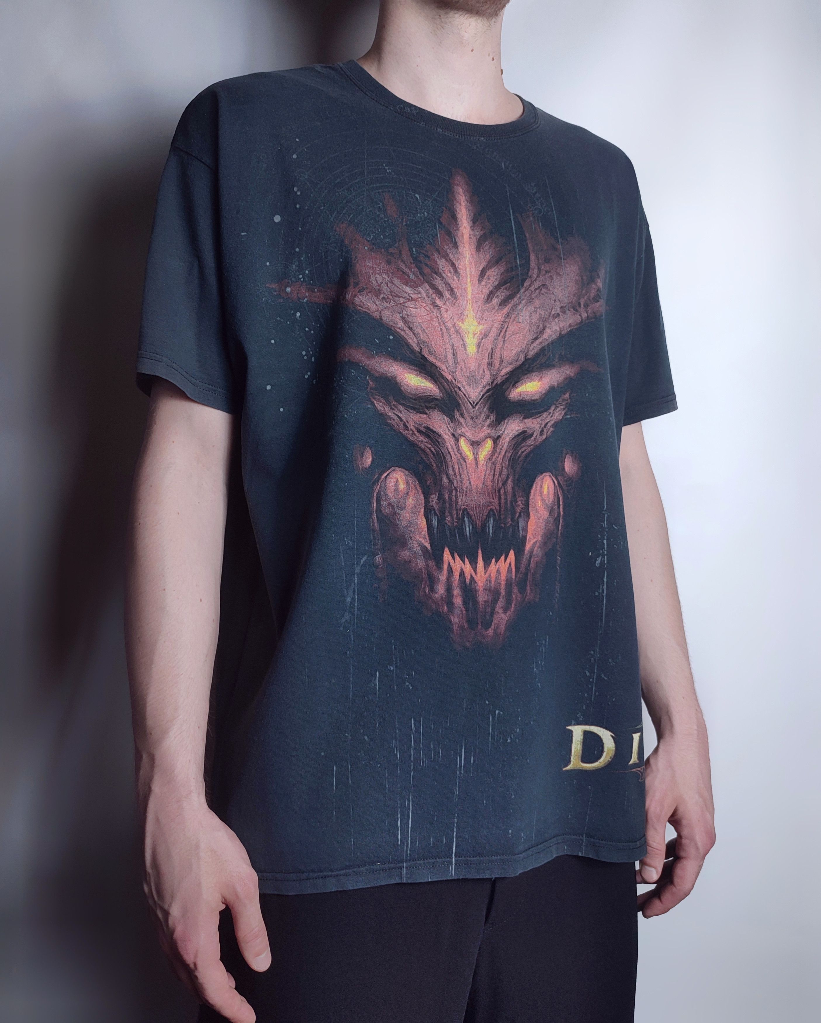 Playstation Diablo 3 blizzard game vintage t-shirt Size US XL / EU 56 / 4 - 2 Thumbnail