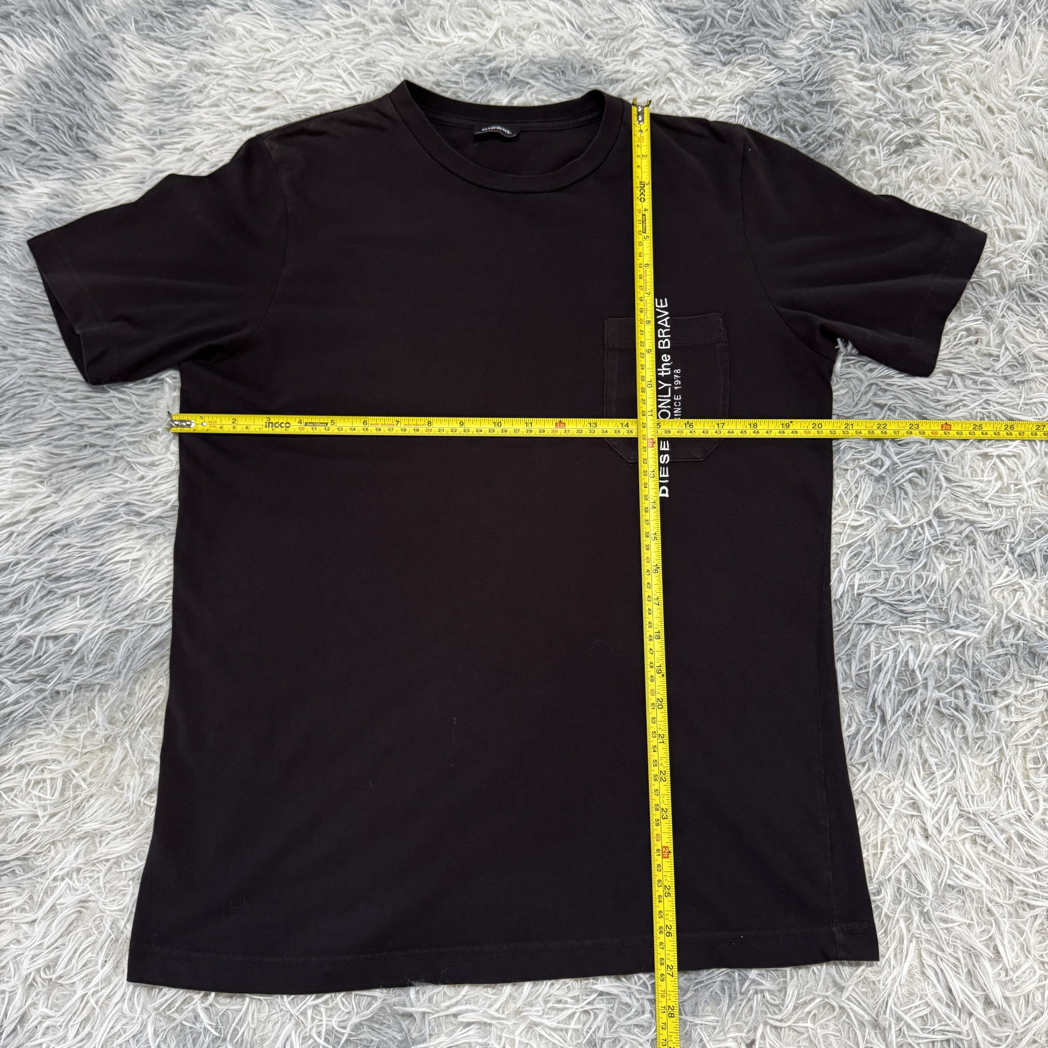 Diesel Vintage Y2K Diesel Avant Garde Black Sunfaded Tshirt Size US M / EU 48-50 / 2 - 5 Thumbnail