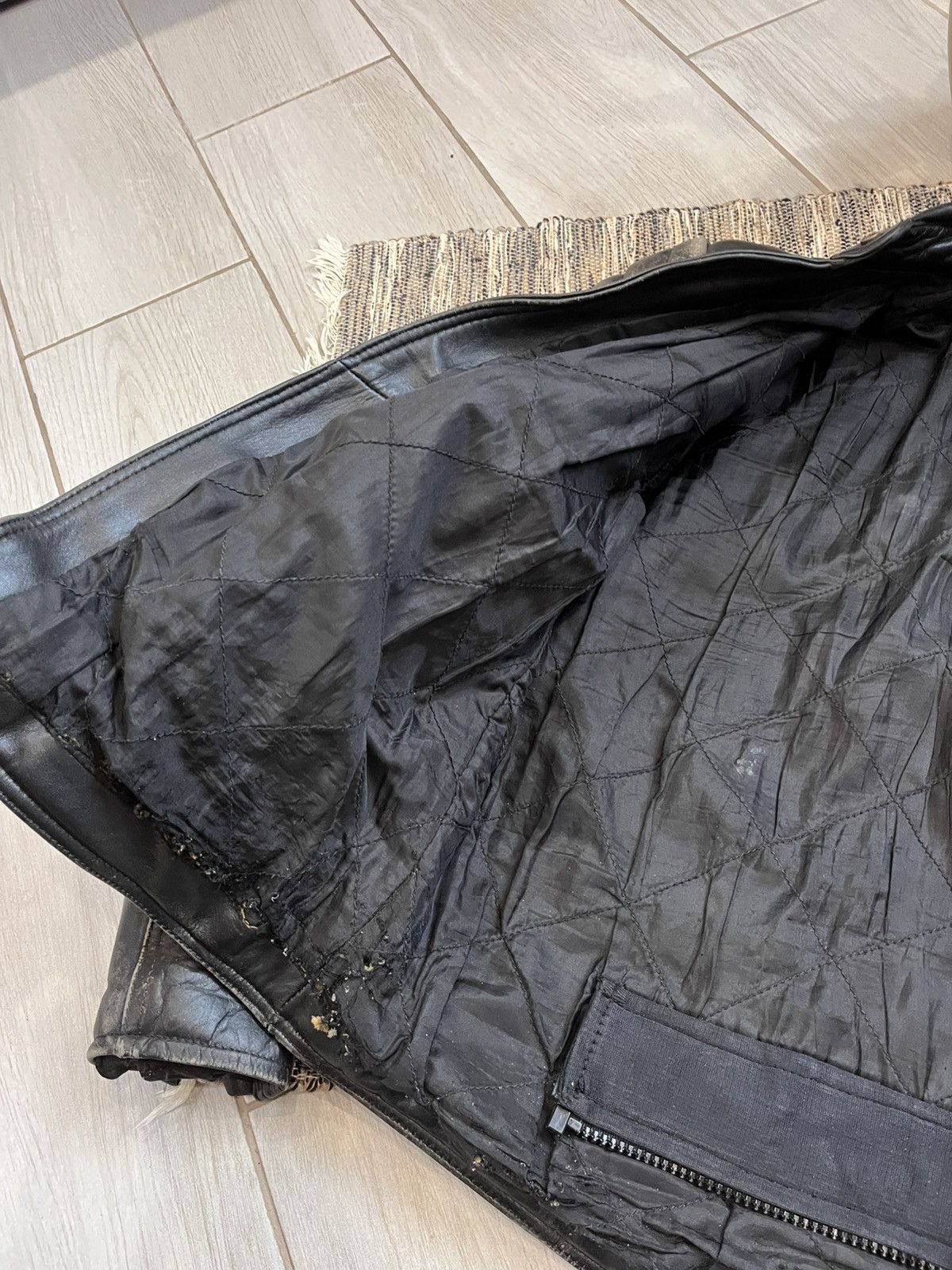 Vintage Vintage MOTO Leather Jacket Racing Motorcycle Biker faded Size US M / EU 48-50 / 2 - 18 Thumbnail
