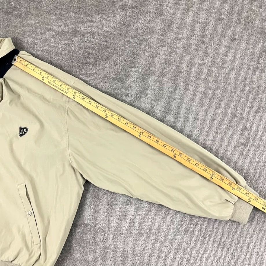 Vintage VINTAGE Arnold Palmer Jacket Mens Large Beig/ Brown Retro Golf Outerwear Full Zip Pocket Size US L / EU 52-54 / 3 - 6 Thumbnail