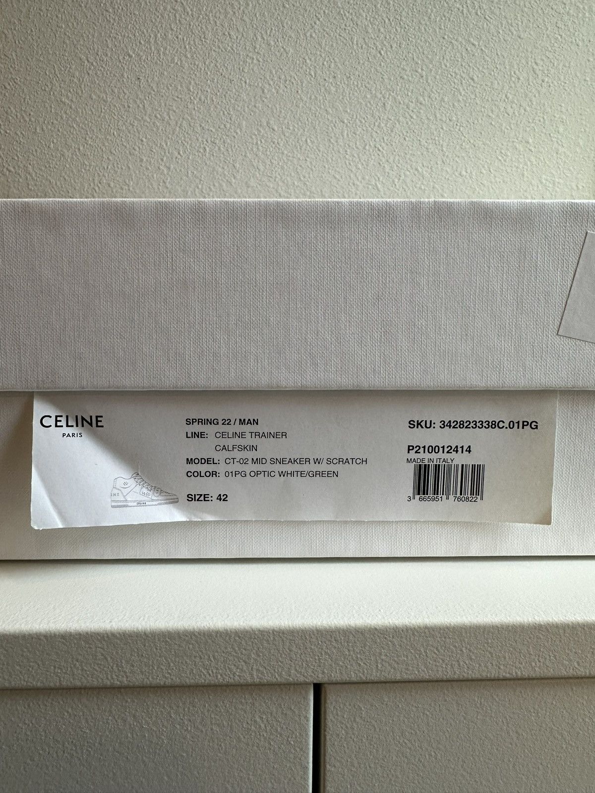Celine CELINE HIGH TOP SNEAKER Size US 9 / EU 42 - 6 Thumbnail