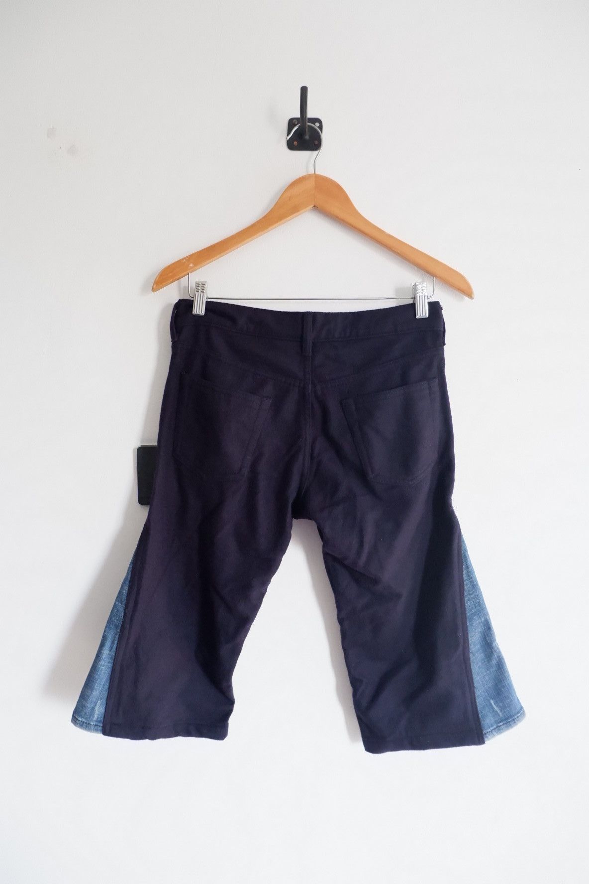 Junya Watanabe Junya Watanabe Comme des Garcons Reworked Wool Short Pants Size 30" / US 8 / IT 44 - 2 Thumbnail