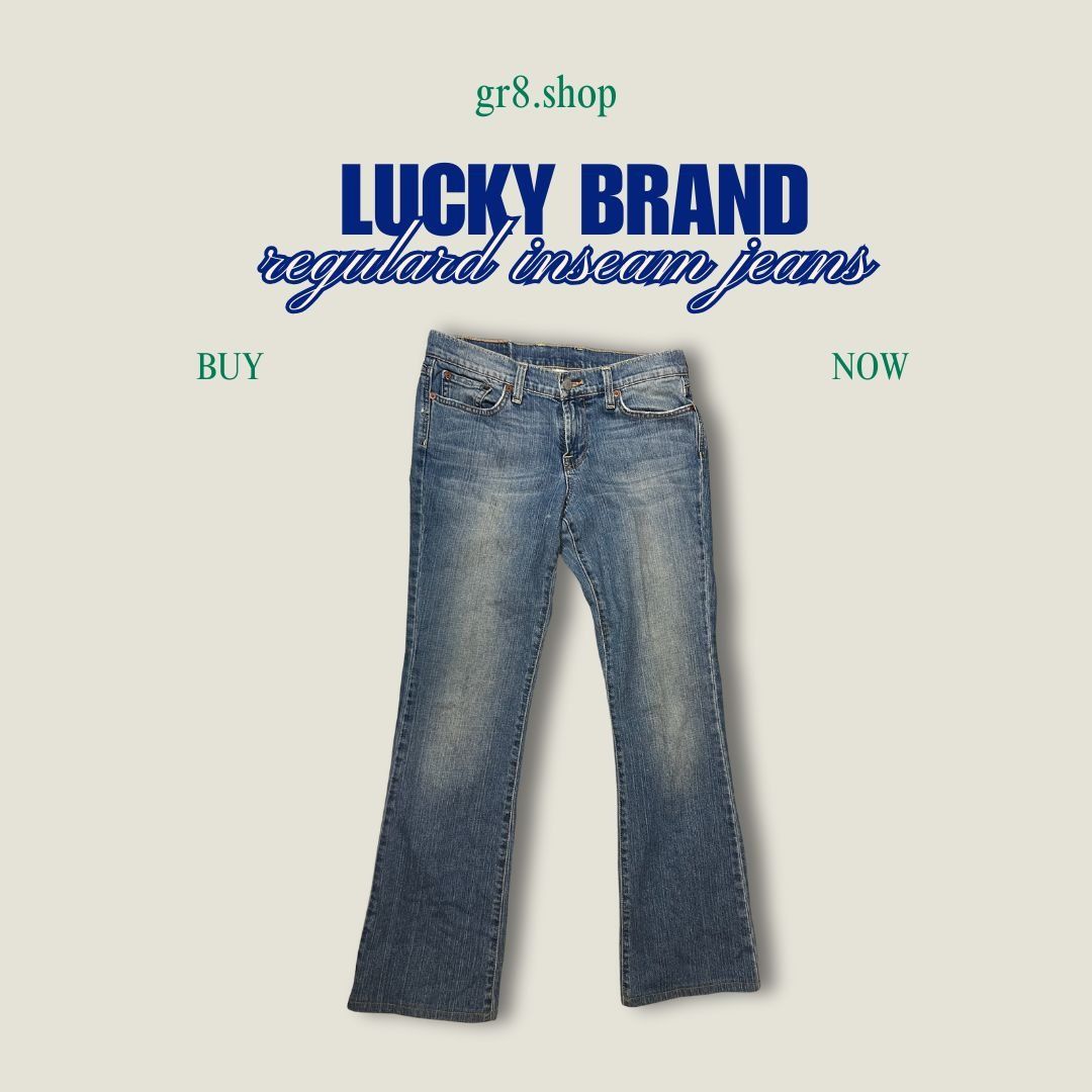 Lucky Brand Lucky Brand Regular Inseam Womens Jeans Size 6 Medium Wash B Size 28" / US 6 / IT 42 - 1 Thumbnail