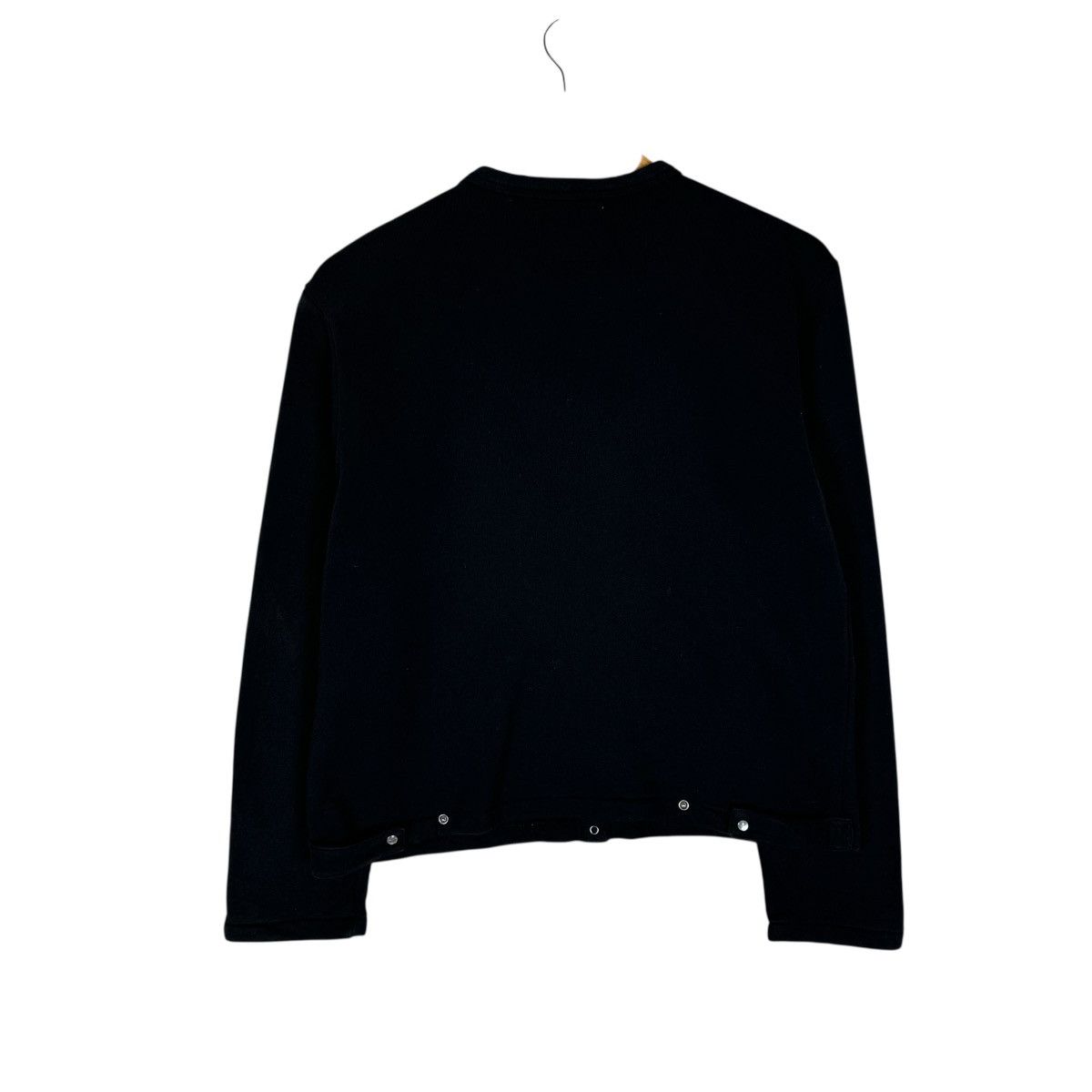 agnes b. 🌟AGNES B SNAP BUTTON CARDIGAN LONG SLEEVE SWEATER Size L / US 10 / IT 46 - 4 Thumbnail