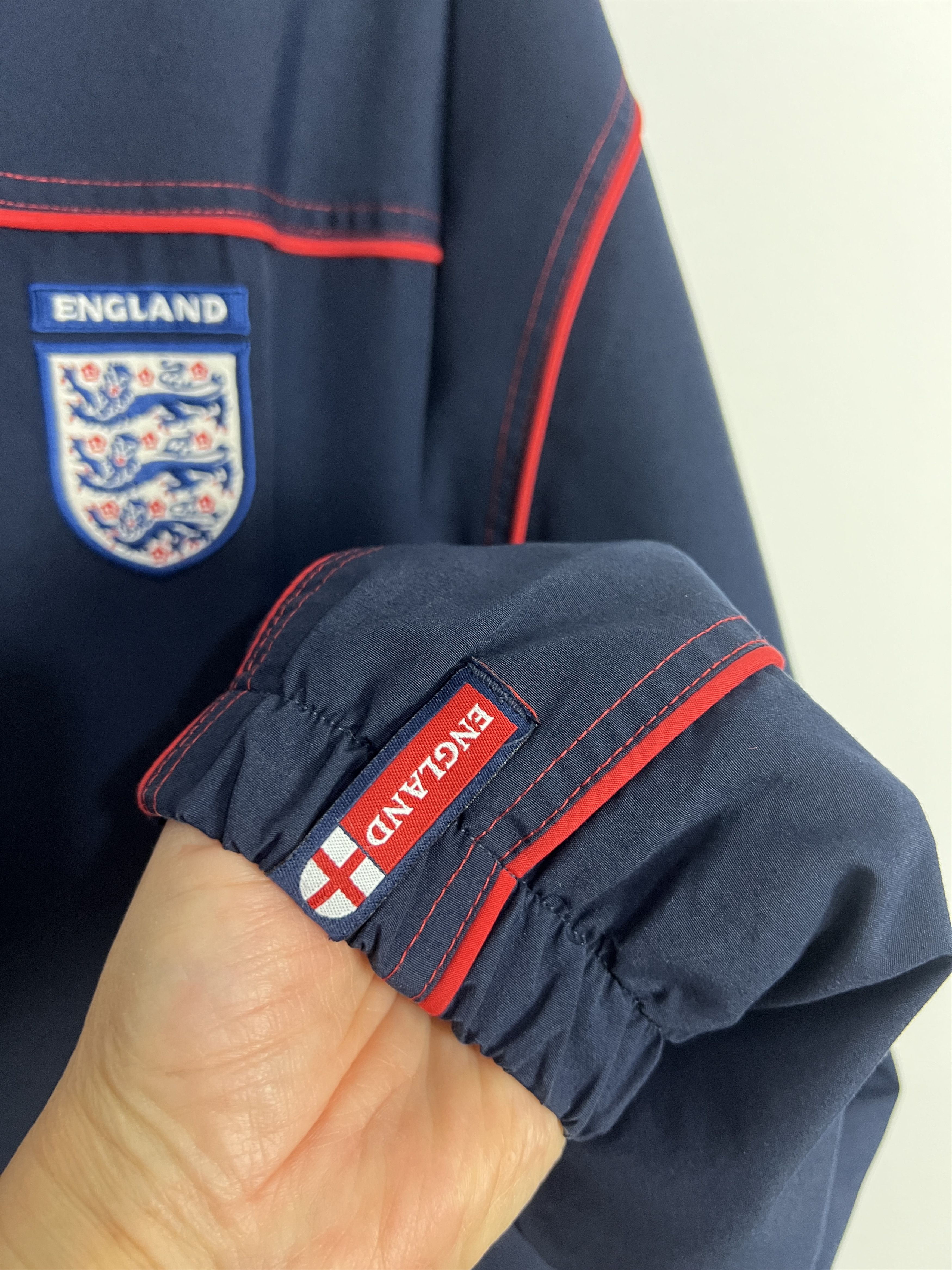 Umbro Vintage England Football Sweatshirt Train Track Top Jacket Size US XL / EU 56 / 4 - 4 Thumbnail