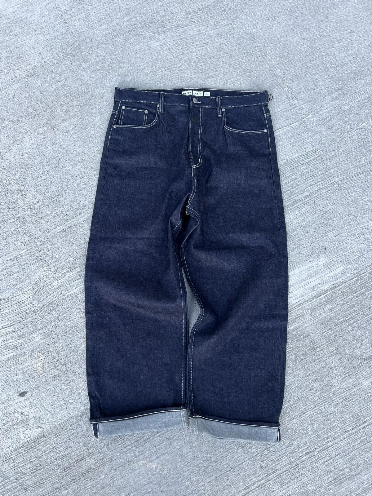 Baggy Jeans Best Raw Denim Reddit Men's Rinse Wash Selvedge Loose