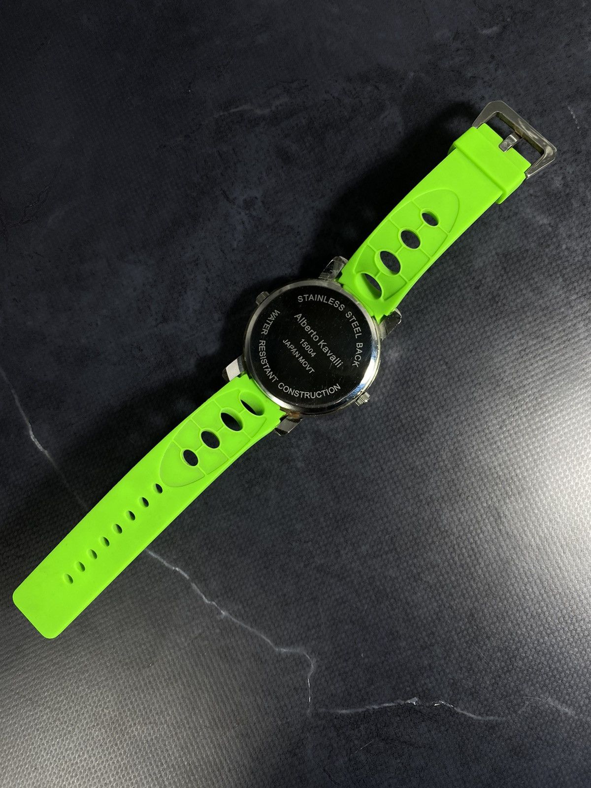 Vintage Alberto Kavalli Dual Dial Neon Green Japanese brand Size ONE SIZE - 10 Thumbnail