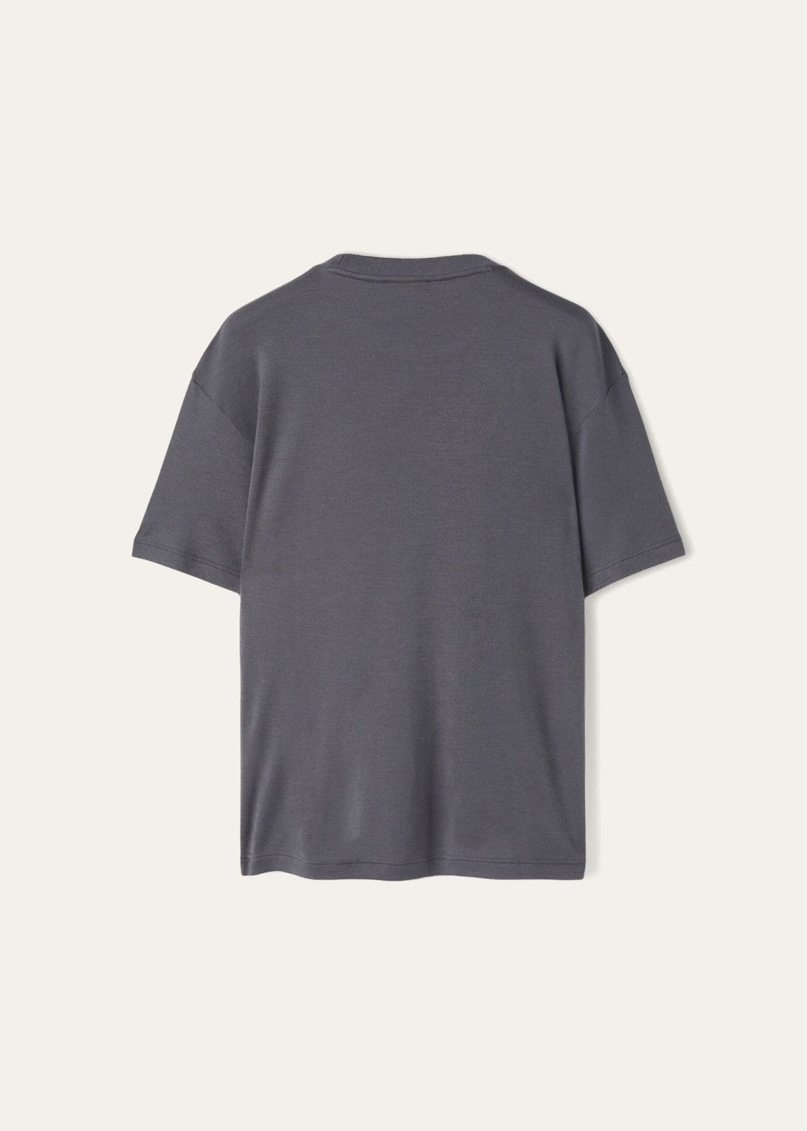 Loro Piana o1srvl11e1224 Philion Silk T-Shirt in Grey Size US M / EU 48-50 / 2 - 2 Thumbnail