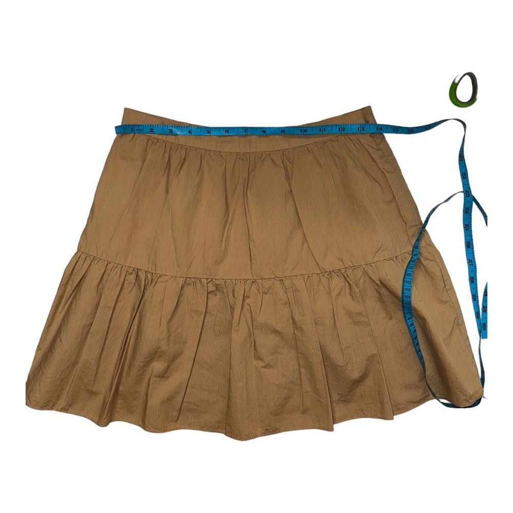 Madewell Madewell l Khaki Ruffle-Hem Skirt Size 2 Size 26" / US 2 / IT 38 - 7 Thumbnail