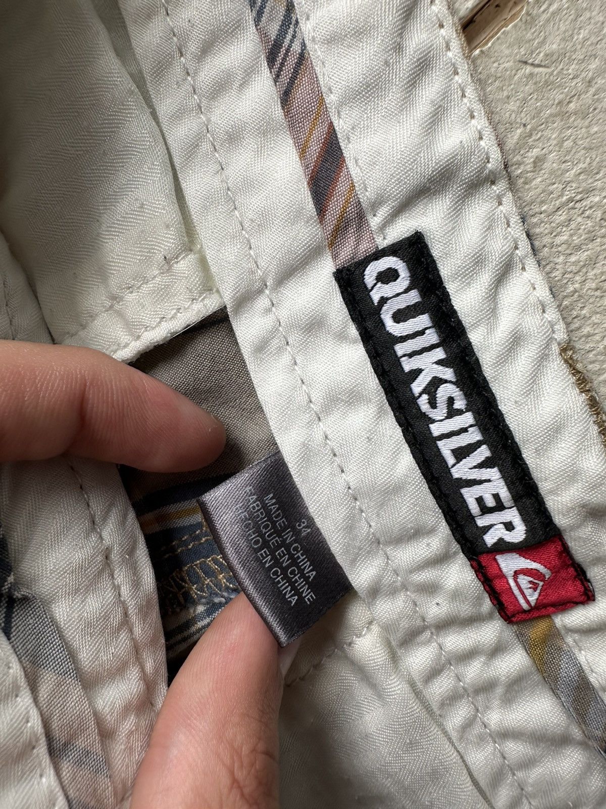 Quiksilver 🚨Vintage Quiksilver Shorts Big Logo Y2K Style 90s Surfing Size US 34 / EU 50 - 6 Thumbnail