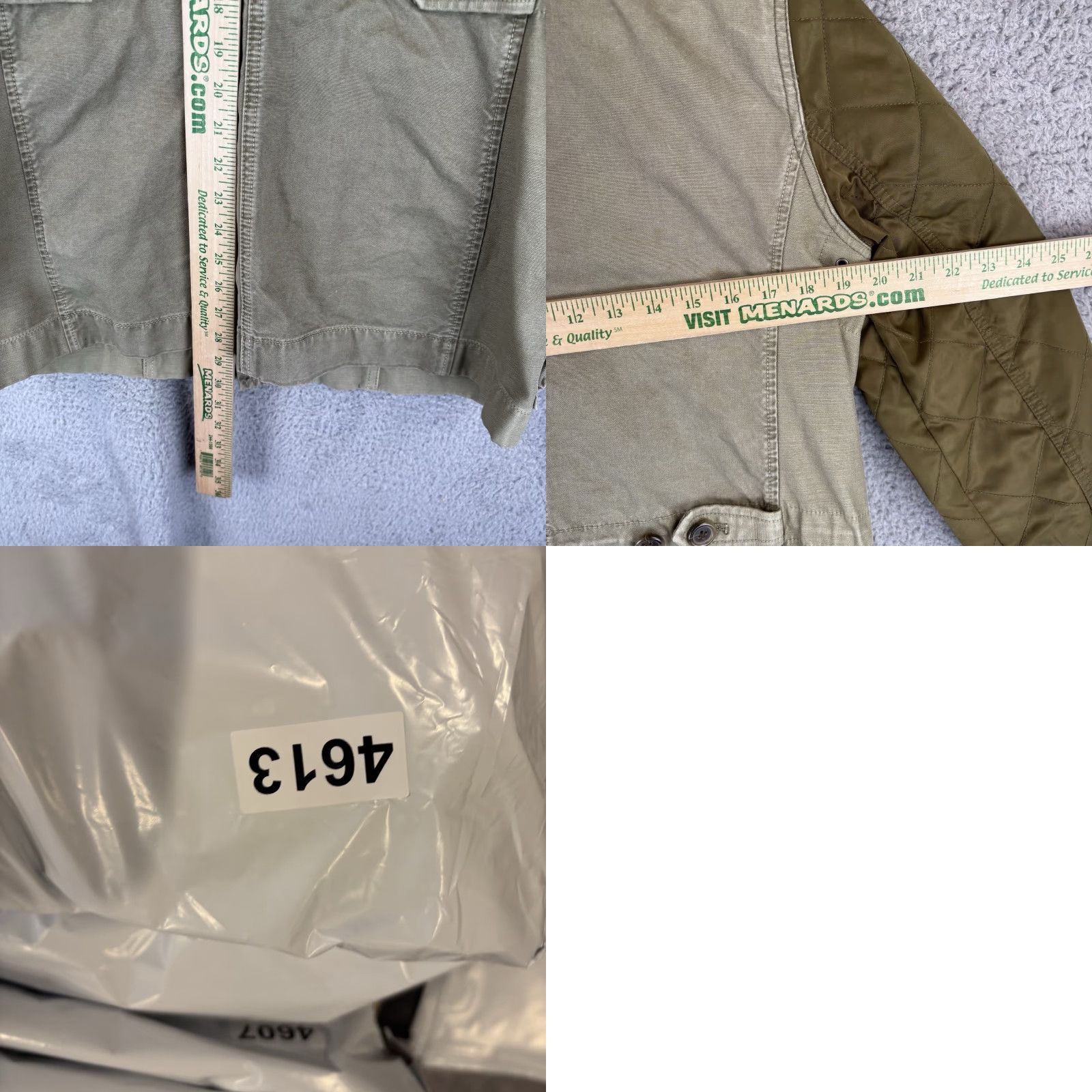 J.Crew J.CREW Jacket Womens M Olive Canvas Twill Chore Military Pockets Full Zip Lightweight Casual Workwear Size M / US 6-8 / IT 42-44 - 8 Thumbnail