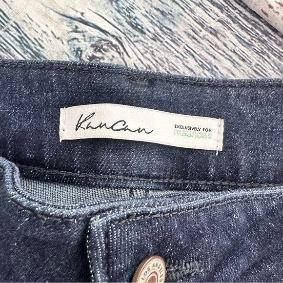Other NWT KanCan Estilo Dark Blue Mid-Rise Skinny Jeans Size 38" / US 16 / IT 52 - 7 Thumbnail