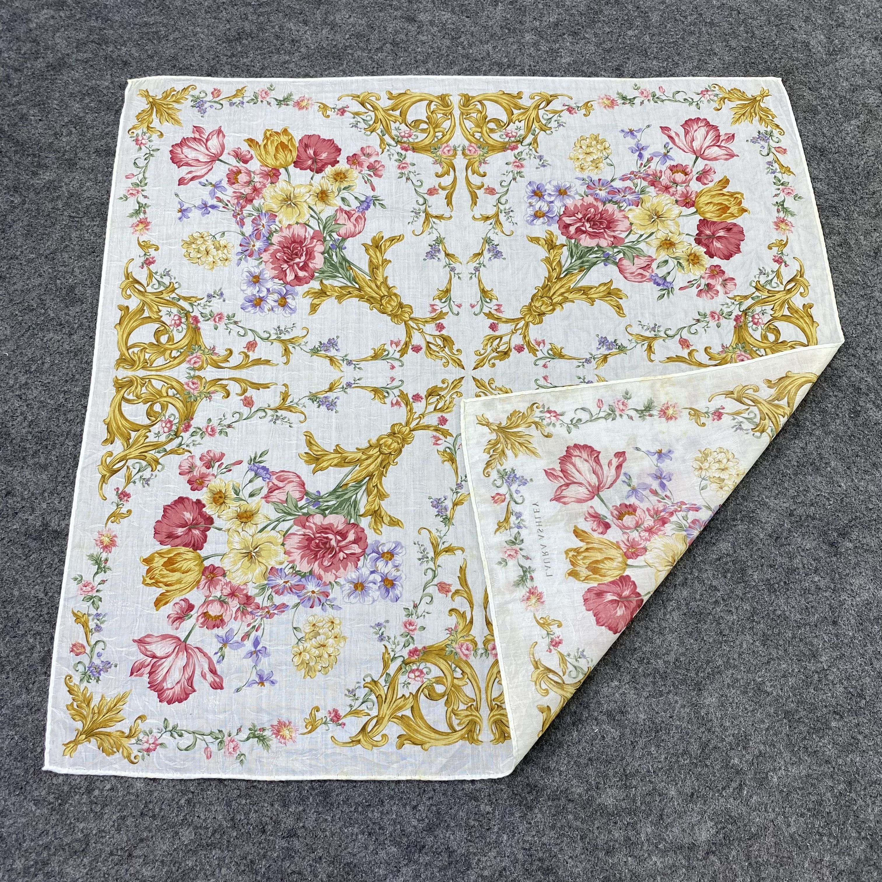 Laura Ashley Laura Ashley Handkerchief Neckerchief Bandana-B1828 Size ONE SIZE - 5 Thumbnail