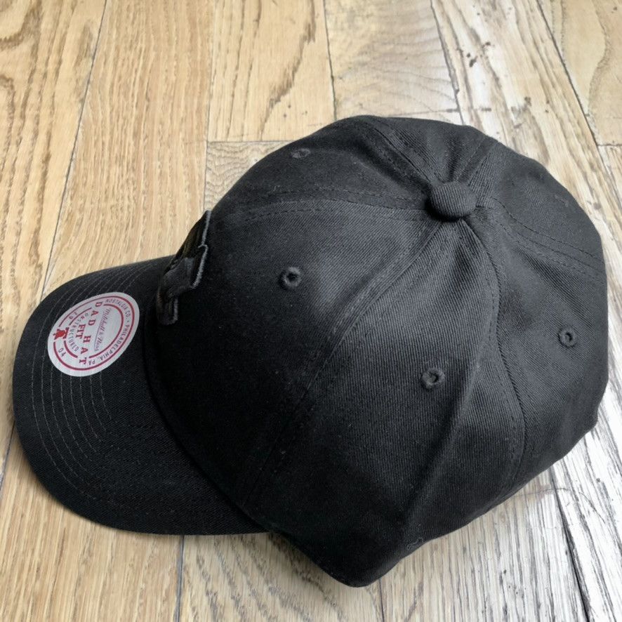 Mitchell & Ness Atlanta Braves MLB Cooperstown Adjustable Blackout Hat Size ONE SIZE - 2 Thumbnail