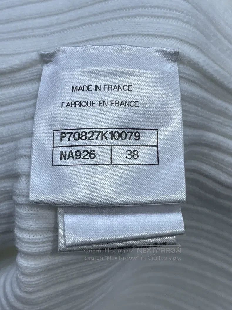 Chanel Chanel White letter knitted short sleeves Size XS / US 0-2 / IT 36-38 - 6 Thumbnail