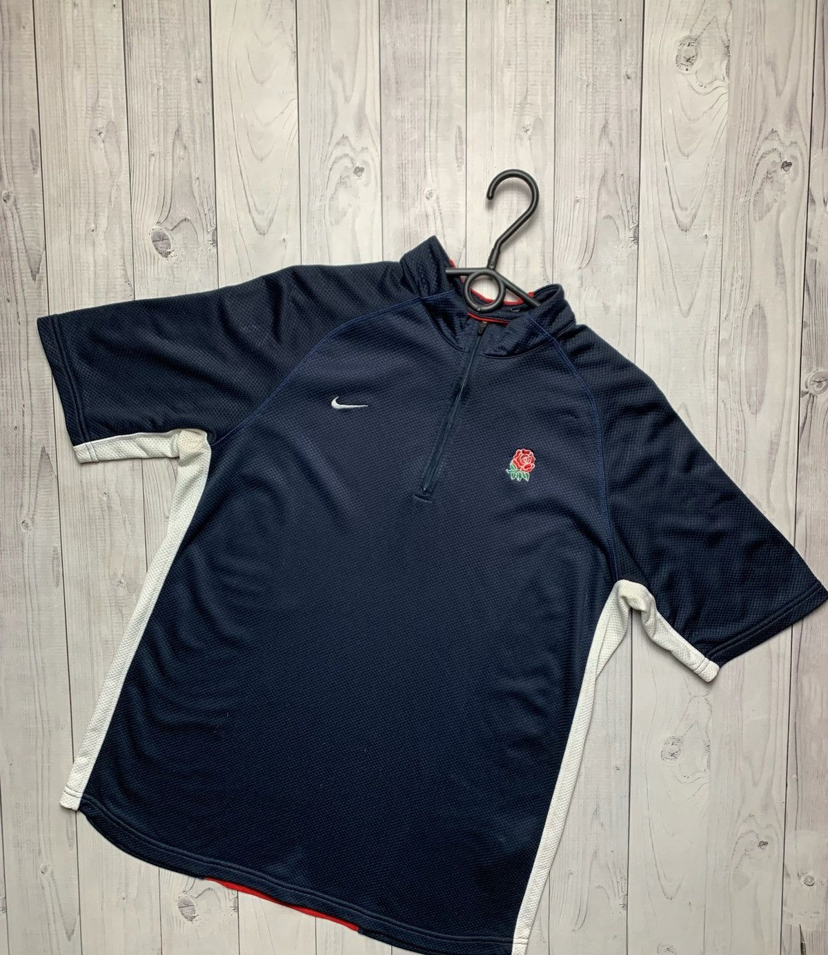 Nike × Vintage Vintage Nike England rugby jersey logo size L Size US L / EU 52-54 / 3 - 1 Thumbnail