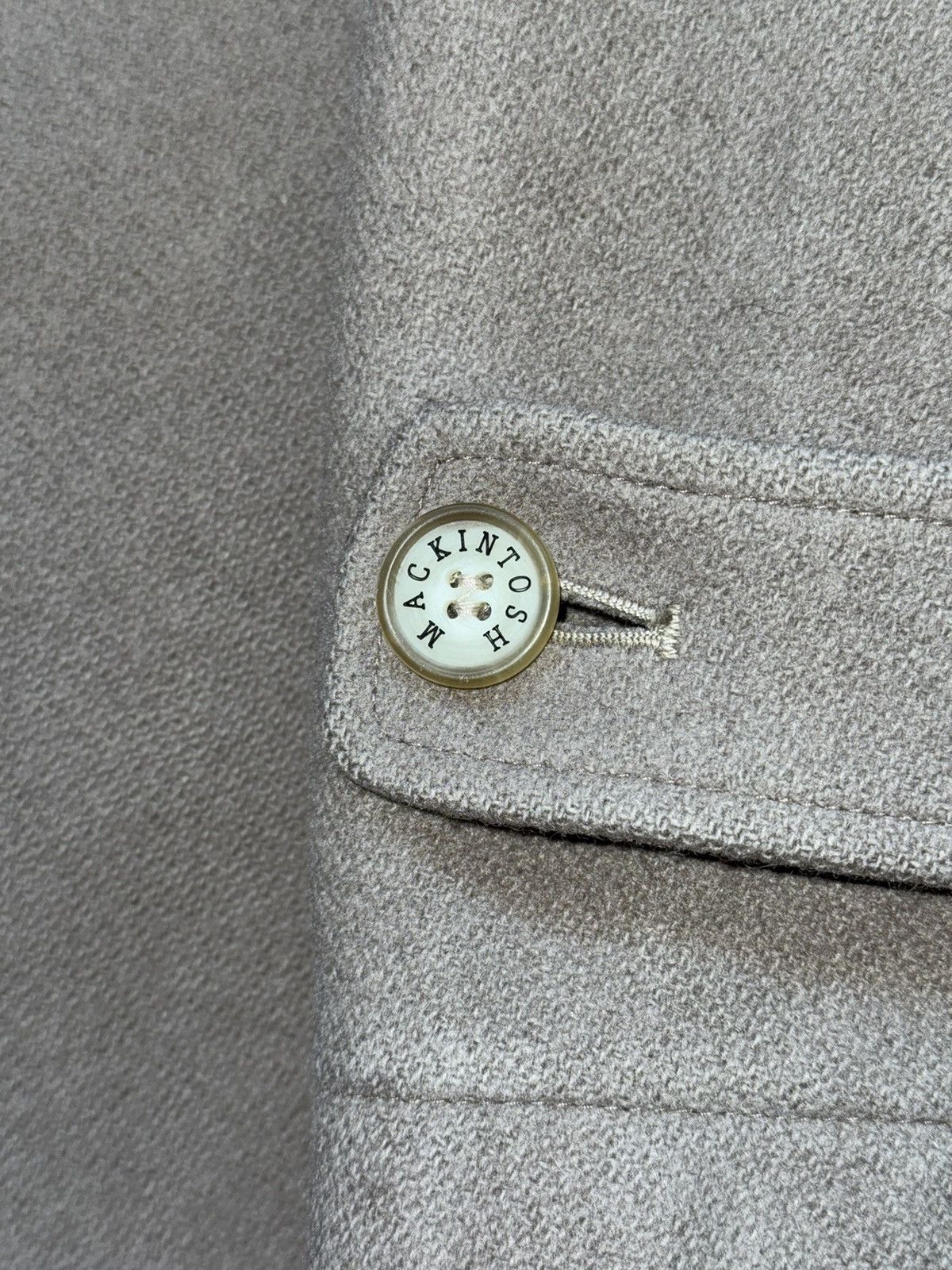 Designer × Mackintosh Mackintosh 100% wool beige duffle coat jacket Size M / US 6-8 / IT 42-44 - 6 Thumbnail
