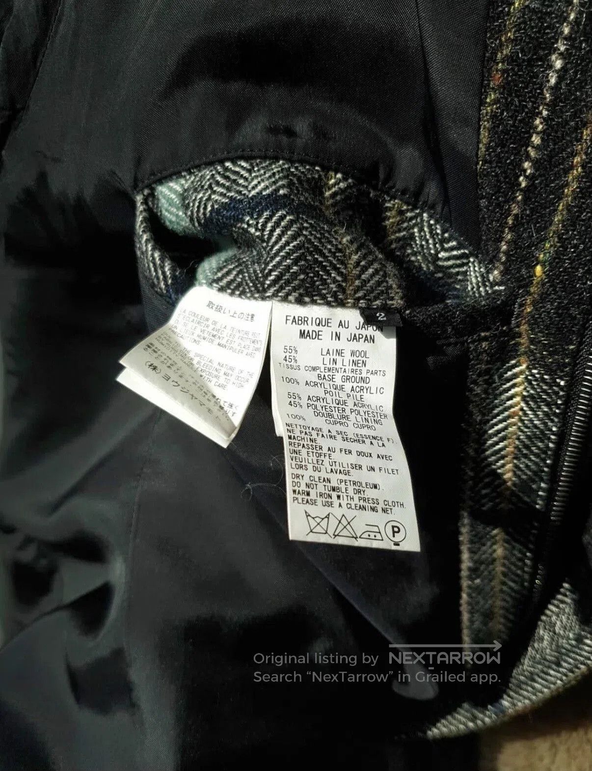Yohji Yamamoto Yohji Yamamoto Plaid N2B Jacket. Size US M / EU 48-50 / 2 - 9 Thumbnail