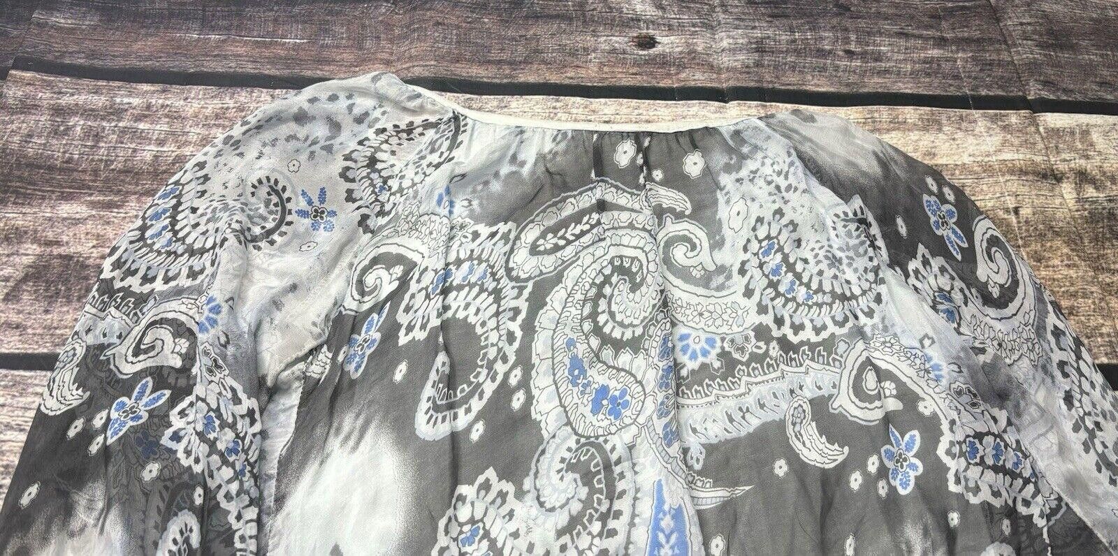 Other Stella Rosa Silk Blend Blouse Top Women's Large Sheer Italy Size L / US 10 / IT 46 - 7 Thumbnail