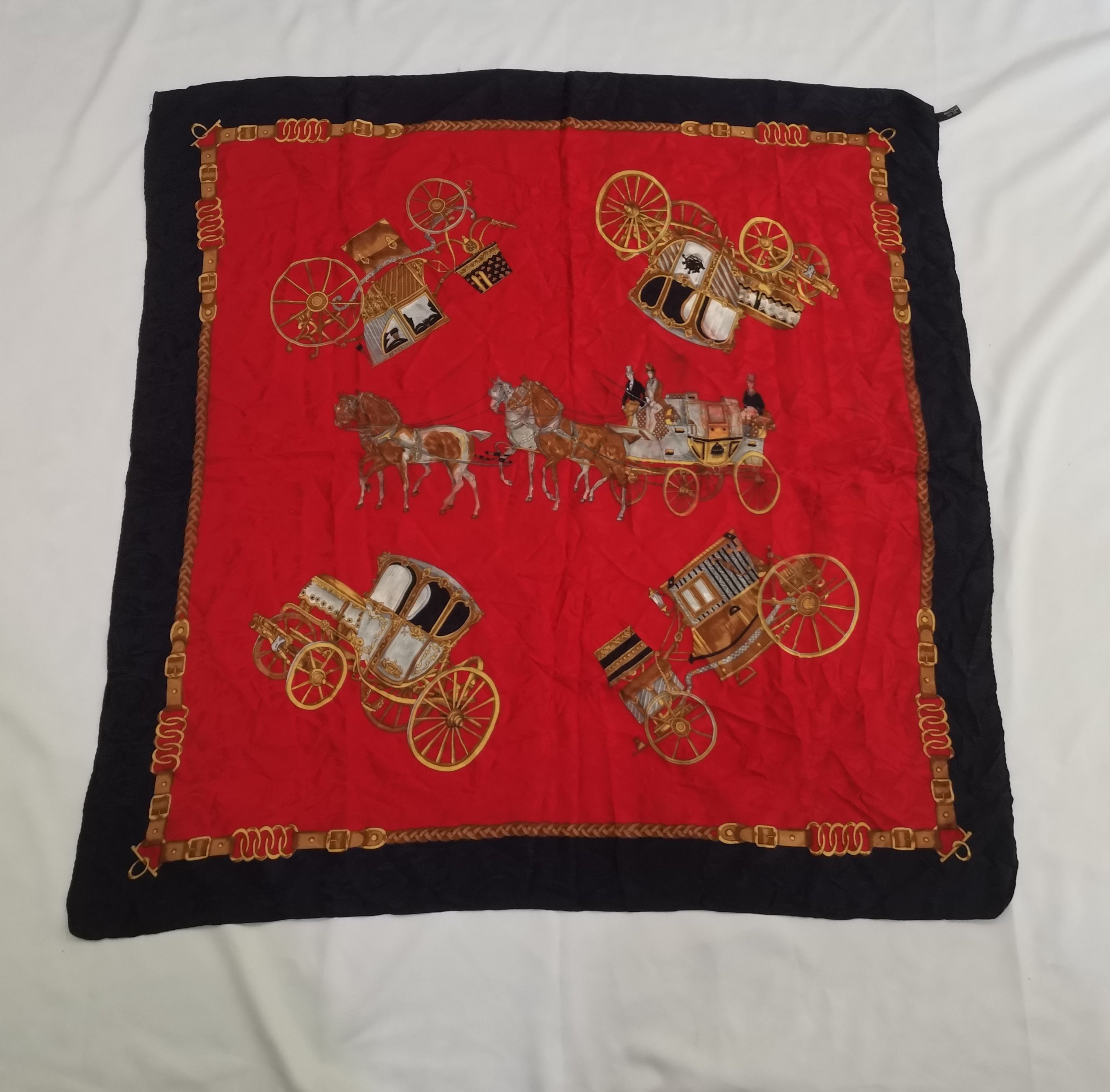 Vintage Rare vintage Italian designer scarves luxury design Size ONE SIZE - 1 Thumbnail