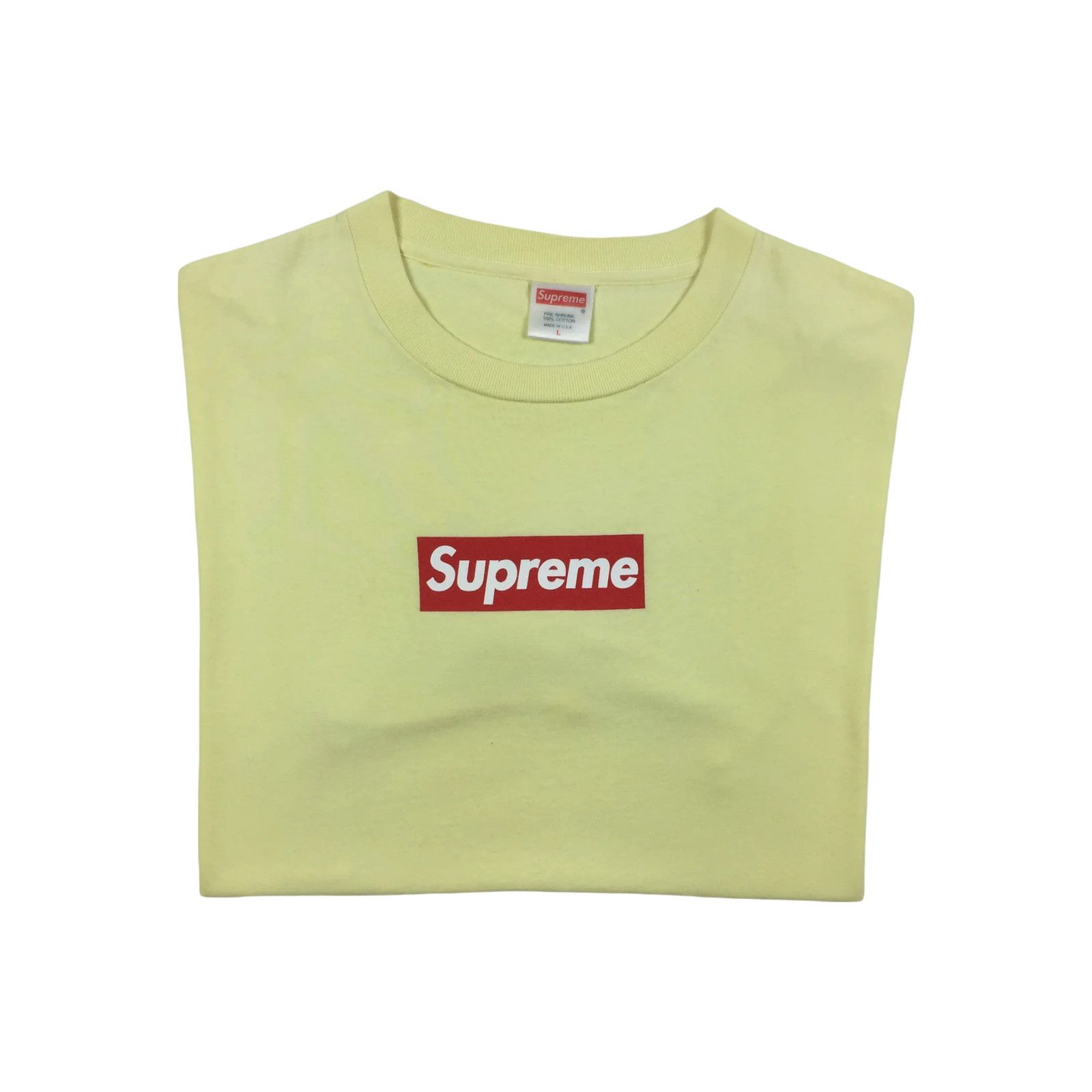 Supreme 1999 Supreme Red Lemon Box Logo Tee Size US L / EU 52-54 / 3 - 1 Thumbnail