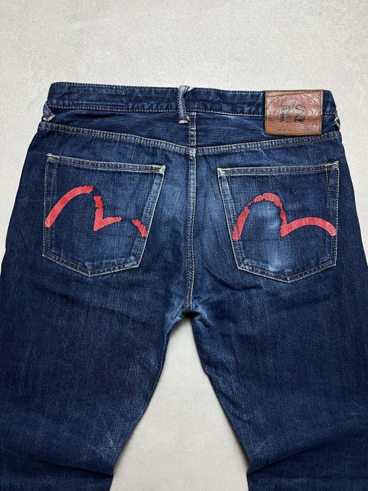 Evisu Evisu Red Seagull Selvedge Denim JapanJeans Size US 32 / EU 48 - 2 Thumbnail
